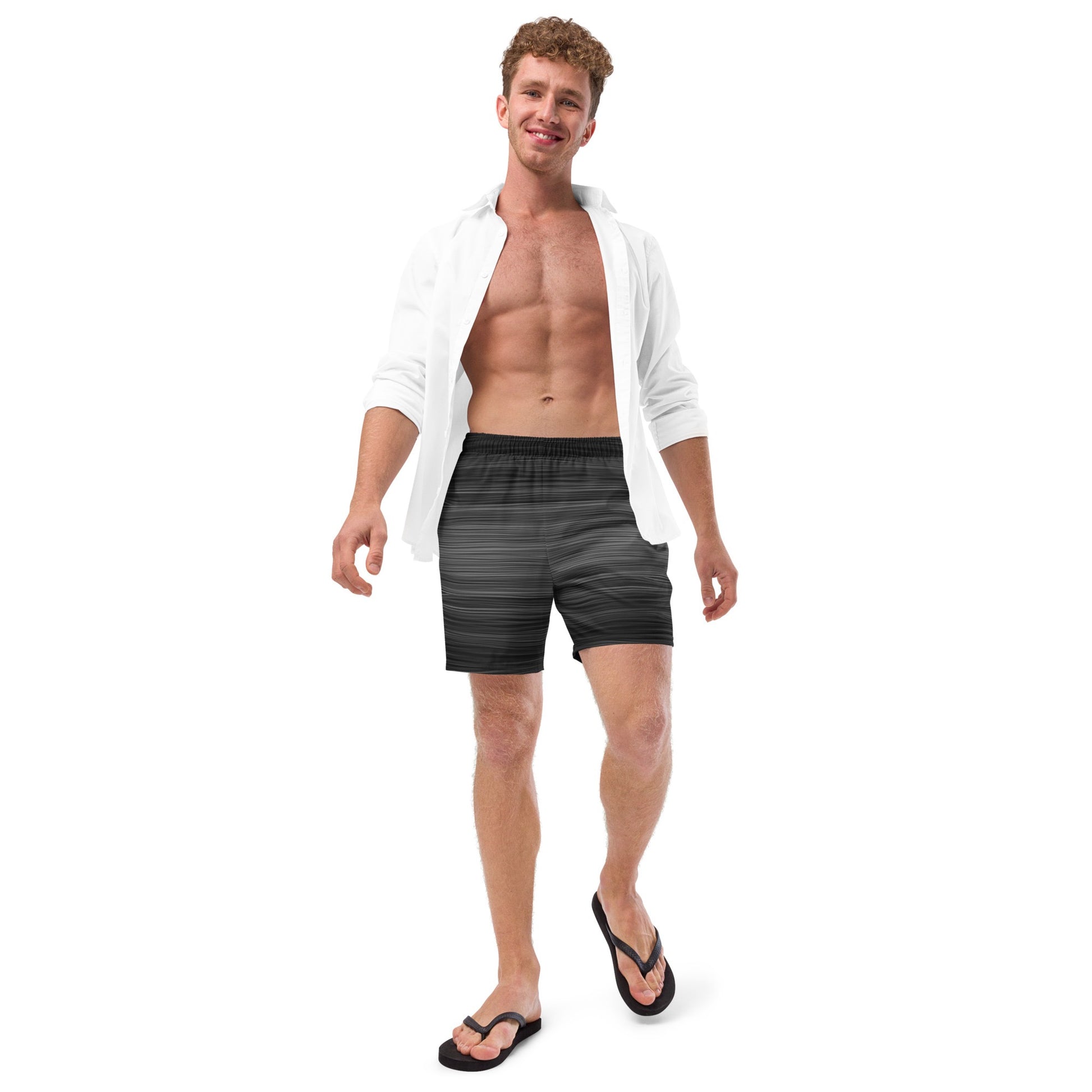 The Sleeping Yachts (at Night) - Mens Swim Trunks - iSAW Company