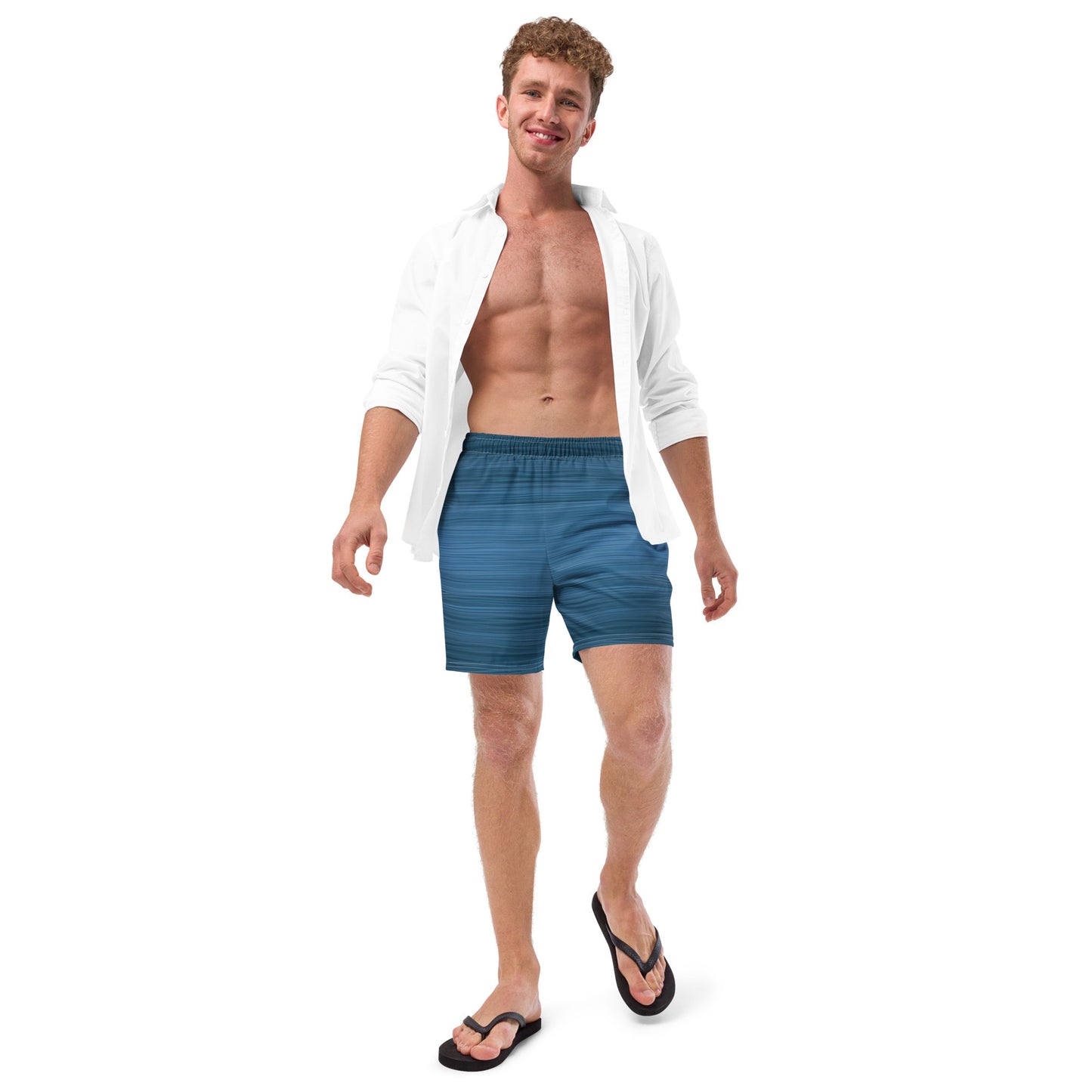 The Sleeping Yachts (at Morning) - Mens Swim Trunks - iSAW Company