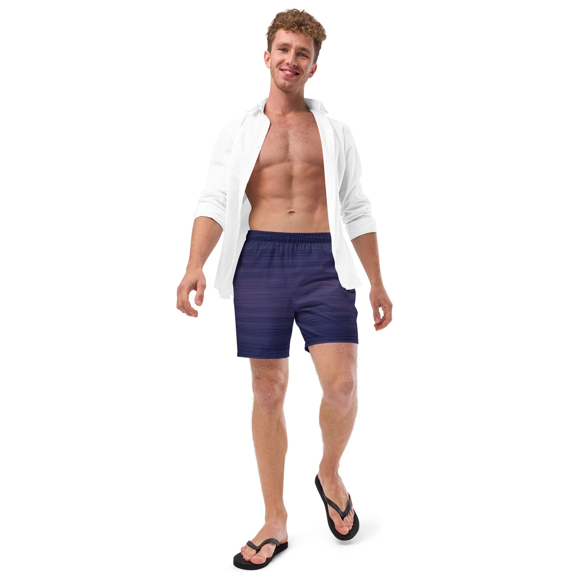 The Sleeping Yachts (at Sunset) - Mens Swim Trunks - iSAW Company