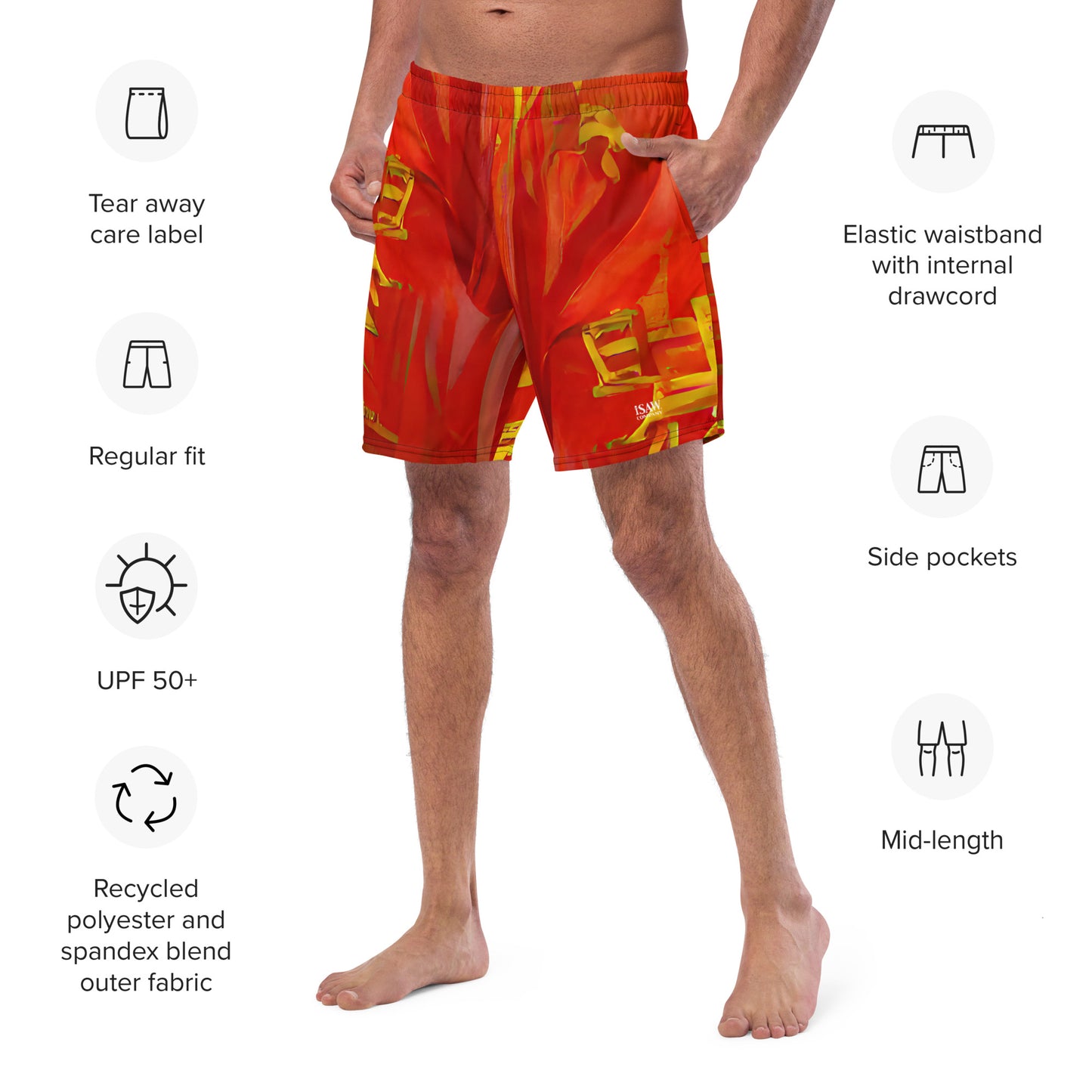 Qízhì - Mens Swim Trunks - iSAW Company