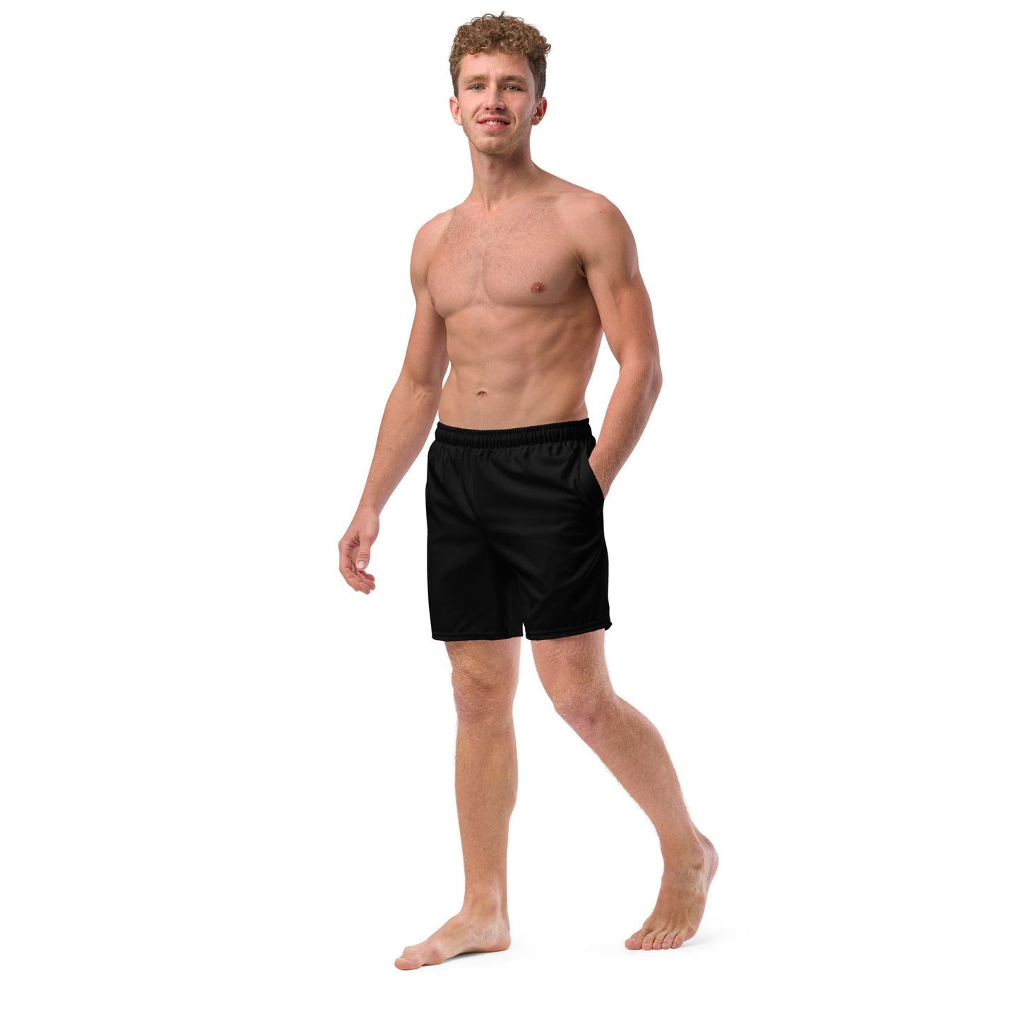 iSAW Mens Black Swim Trunks - iSAW Company
