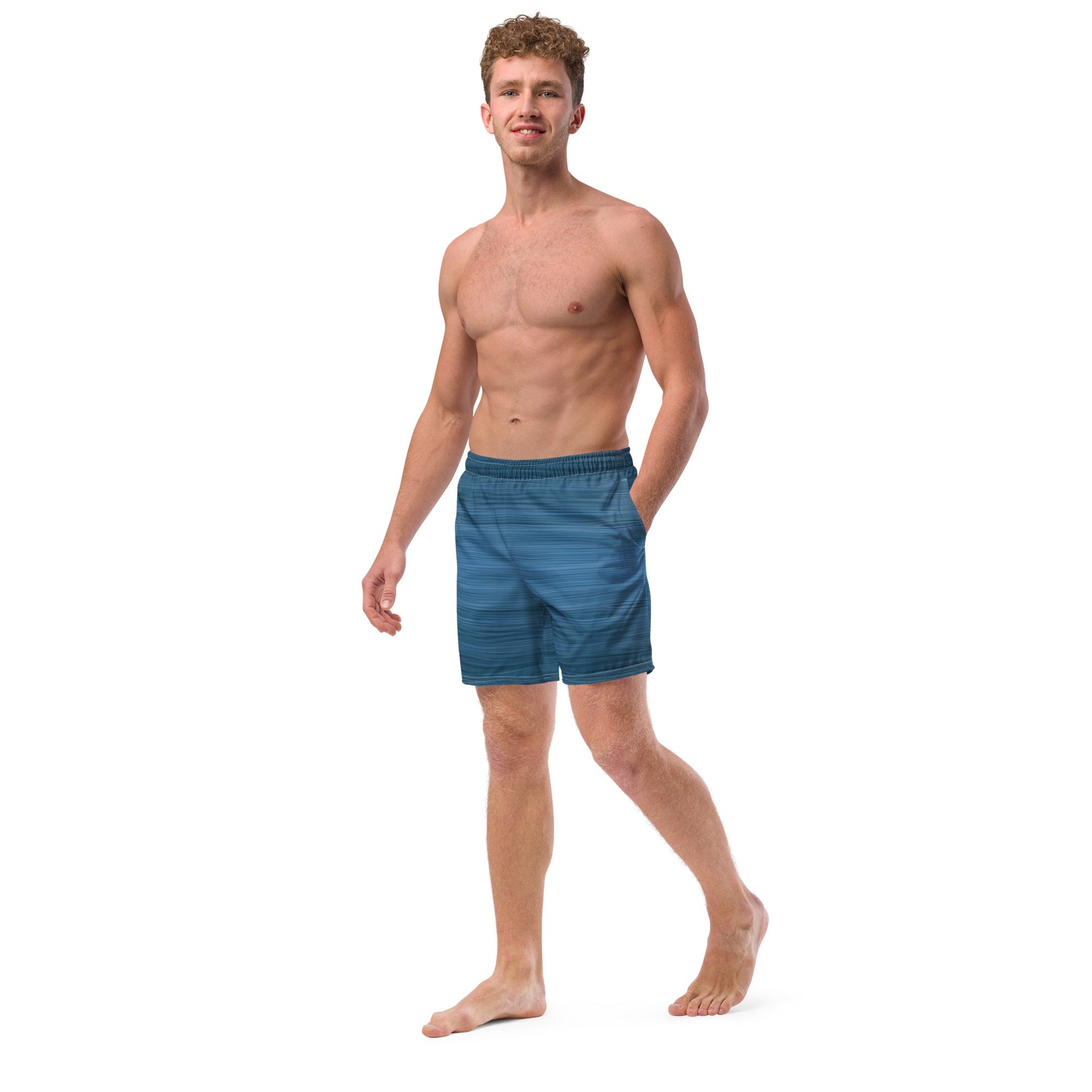 The Sleeping Yachts (at Morning) - Mens Swim Trunks - iSAW Company