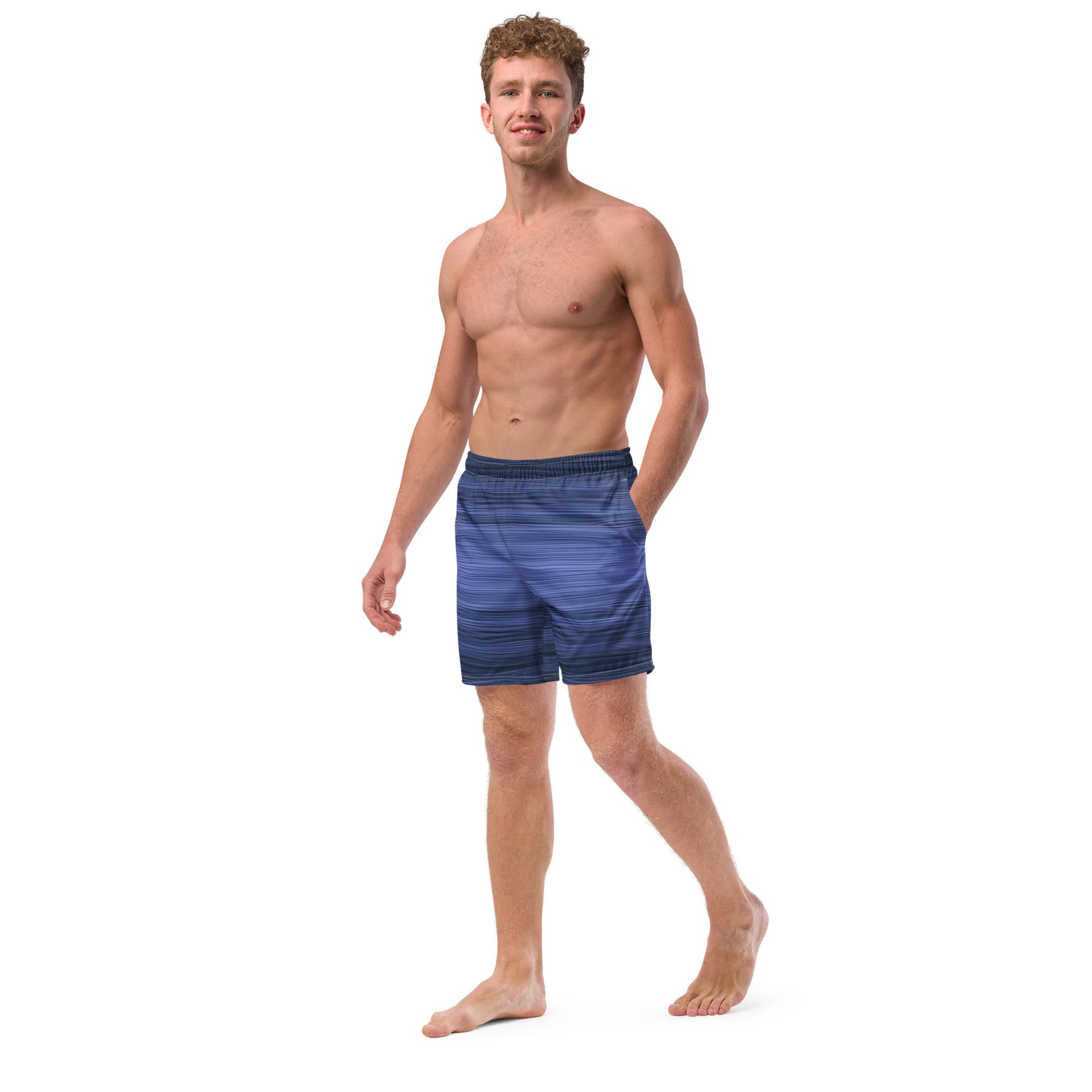 The Sleeping Yachts (at Afternoon) - Mens Swim Trunks - iSAW Company