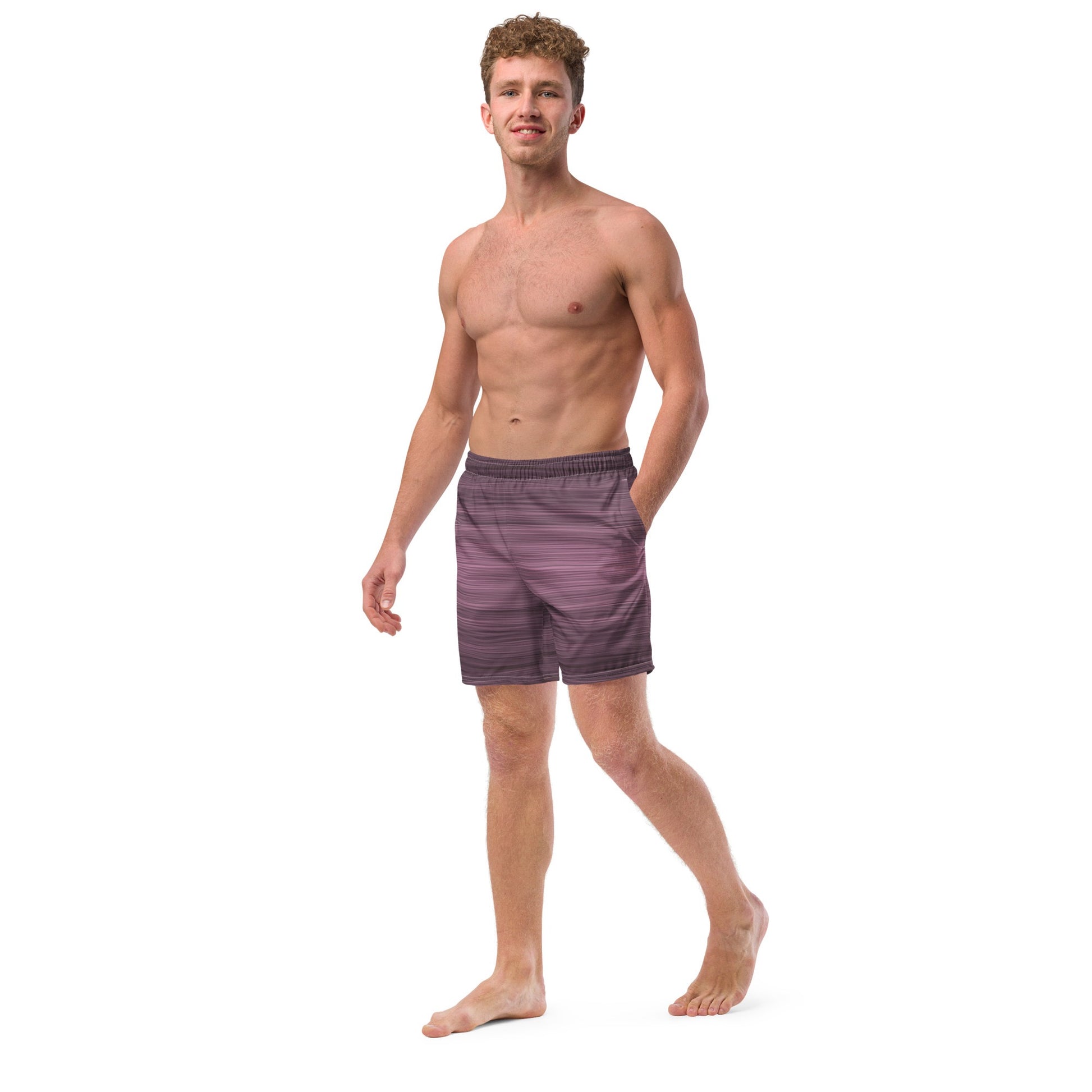 The Sleeping Yachts (at Evening) - Mens Swim Trunks - iSAW Company