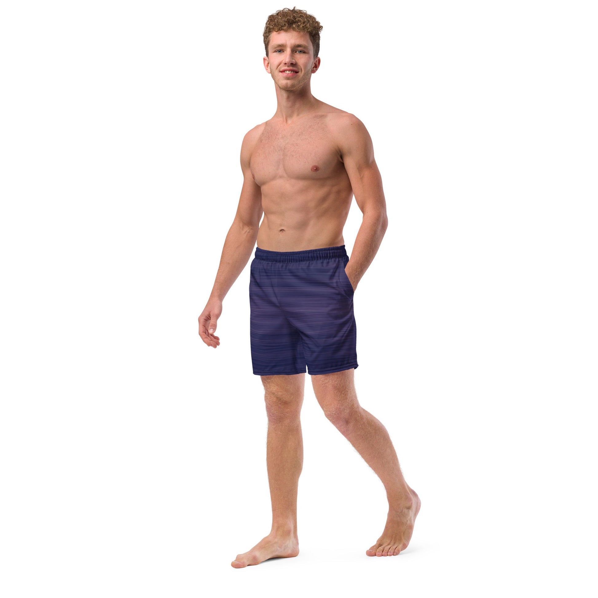 The Sleeping Yachts (at Sunset) - Mens Swim Trunks - iSAW Company