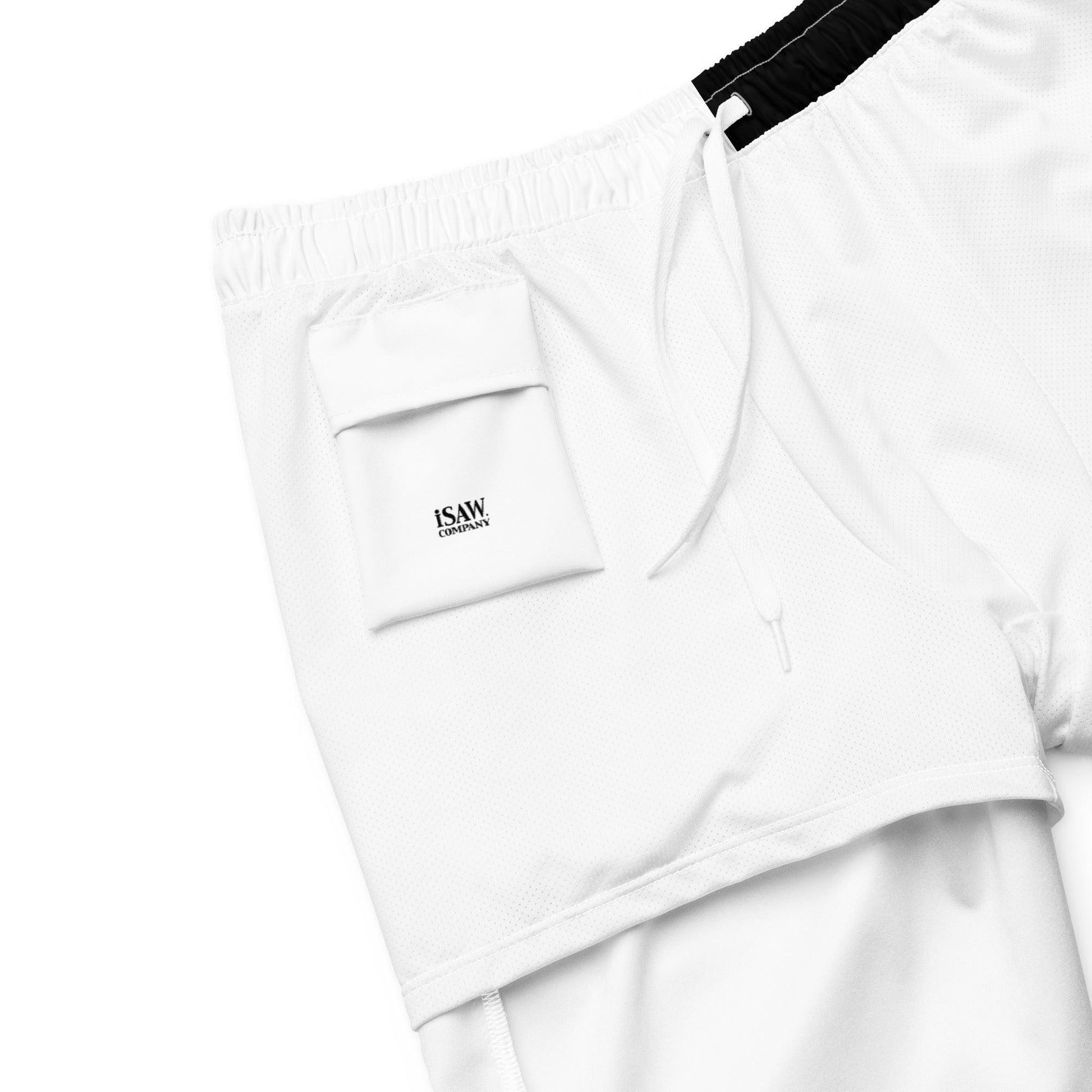 Half Black Half White - Mens Swim Trunks - iSAW Company