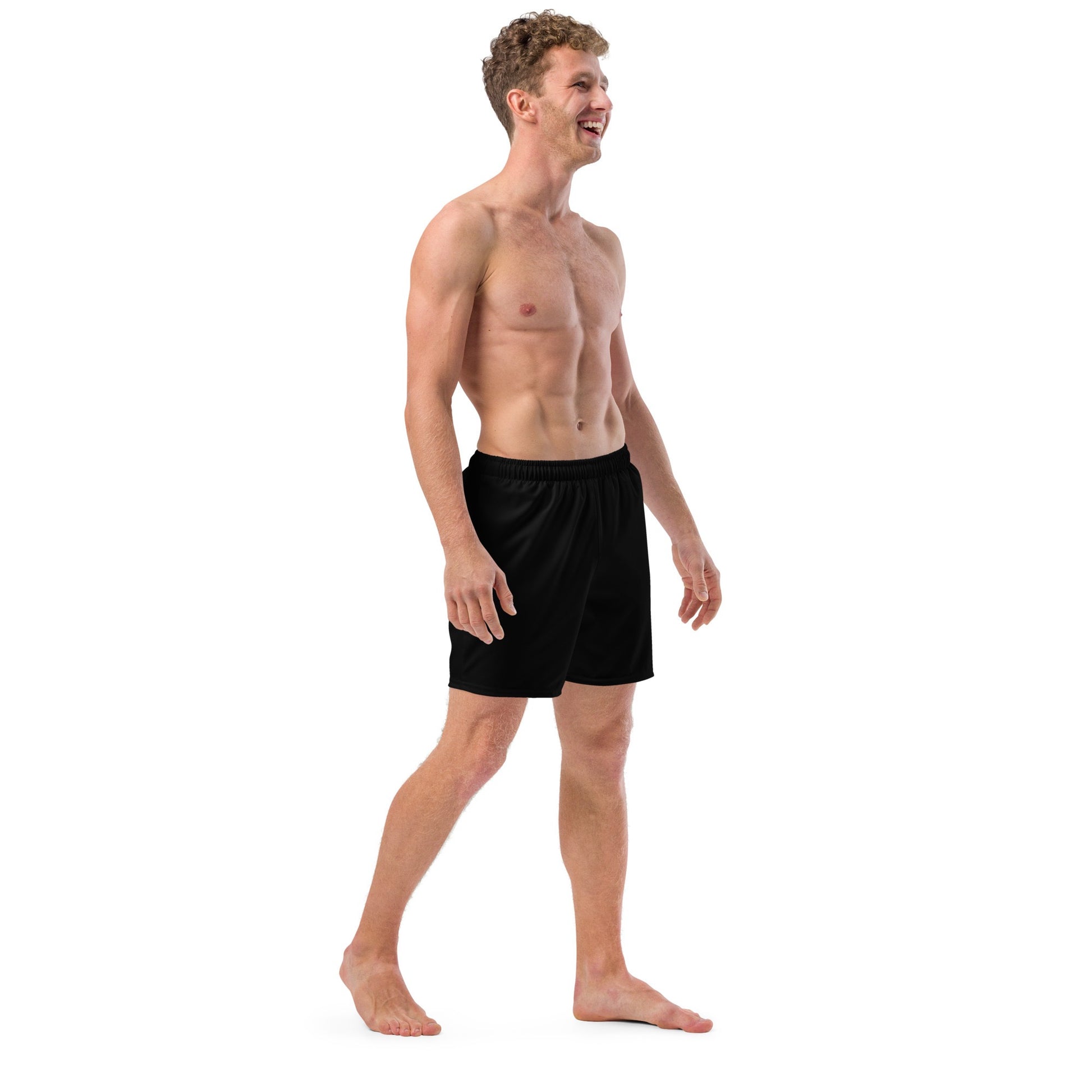 iSAW Mens Black Swim Trunks - iSAW Company