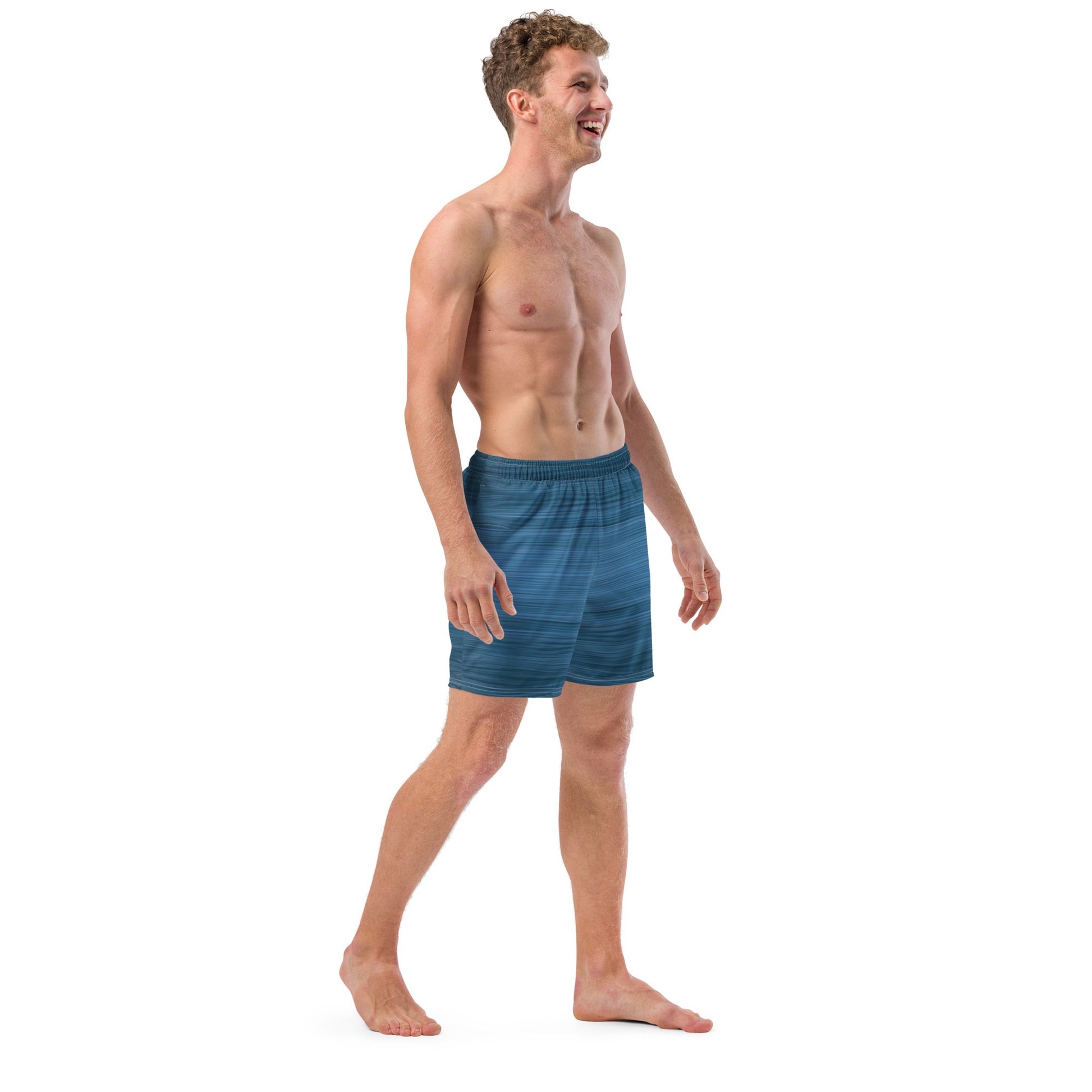 The Sleeping Yachts (at Morning) - Mens Swim Trunks - iSAW Company
