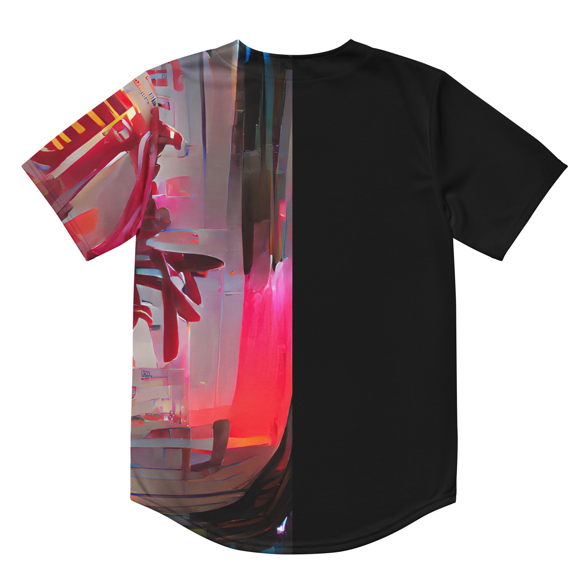 Half Black Half Báijiǔ - Unisex Baseball Jersey - iSAW Company