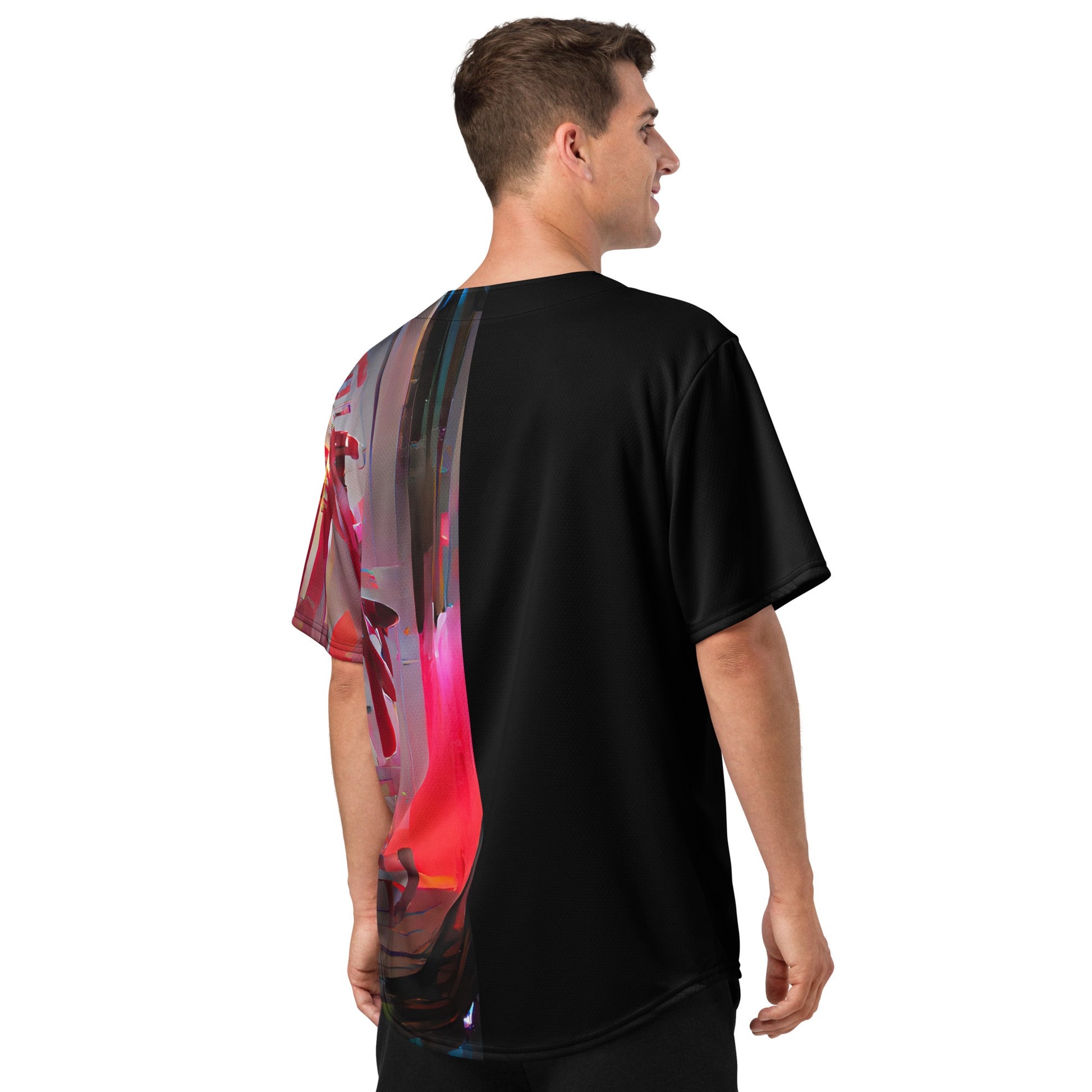 Half Black Half Báijiǔ - Unisex Baseball Jersey - iSAW Company