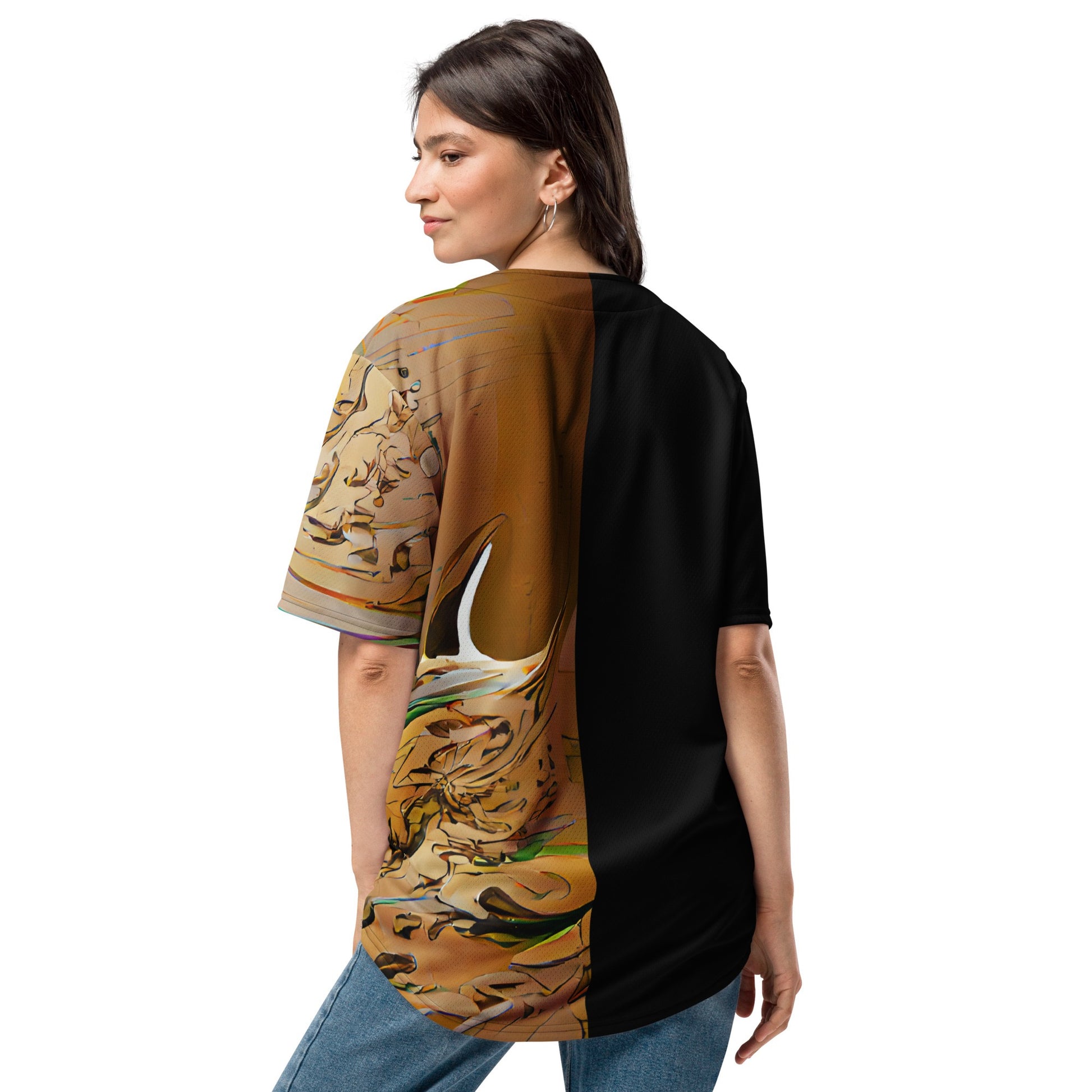 Half Black Half Gāolàng - Unisex Baseball Jersey - iSAW Company