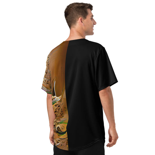 Half Black Half Gāolàng - Unisex Baseball Jersey - iSAW Company