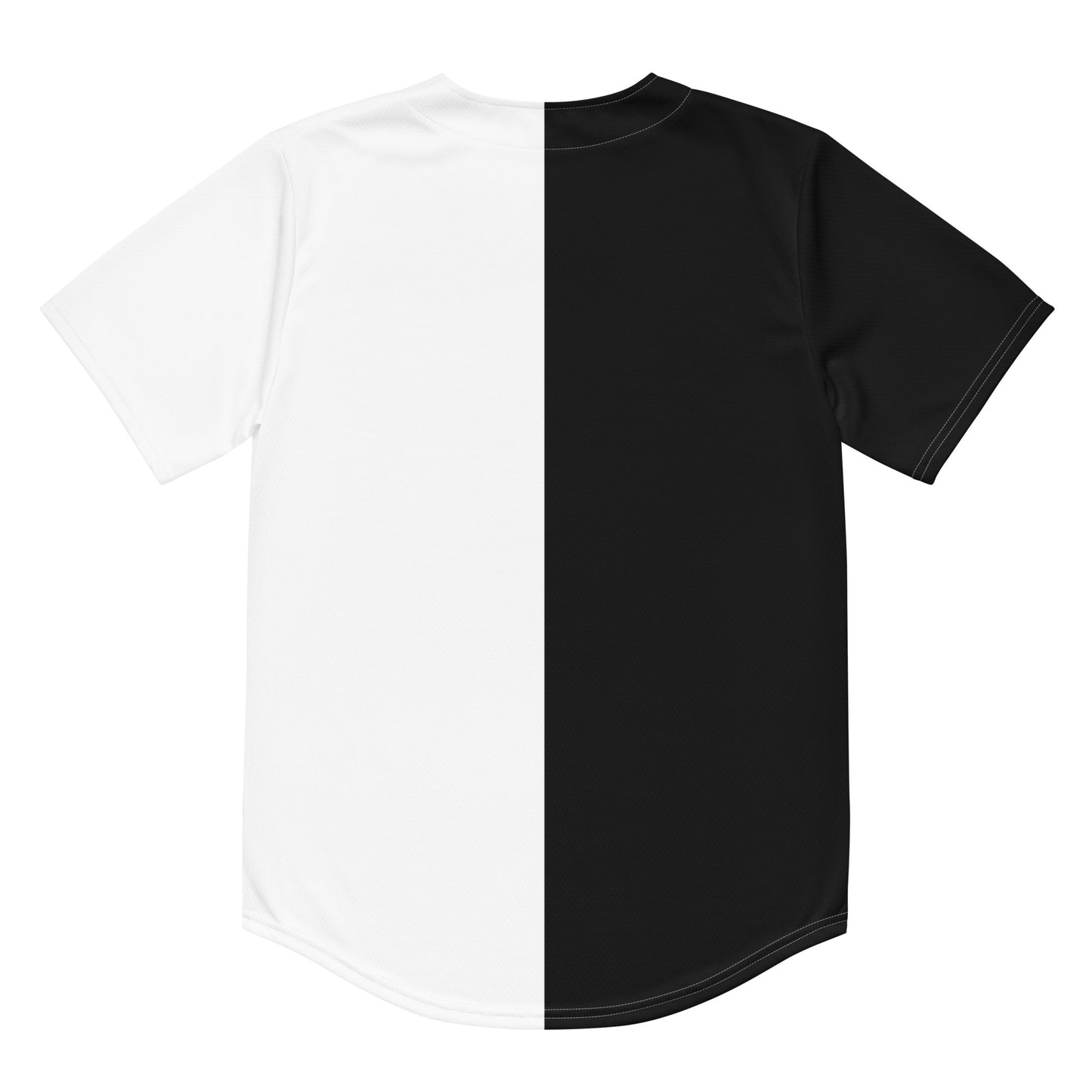Half Black Half White - Unisex Baseball Jersey - iSAW Company