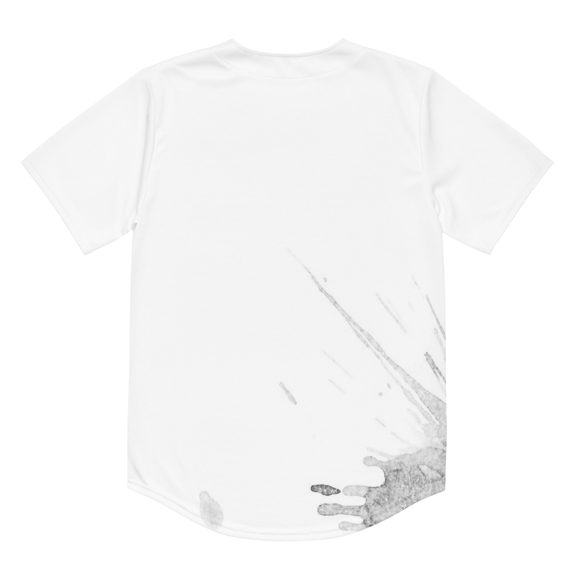 Watercolour Grey Splash - Unisex Baseball Jersey - iSAW Company