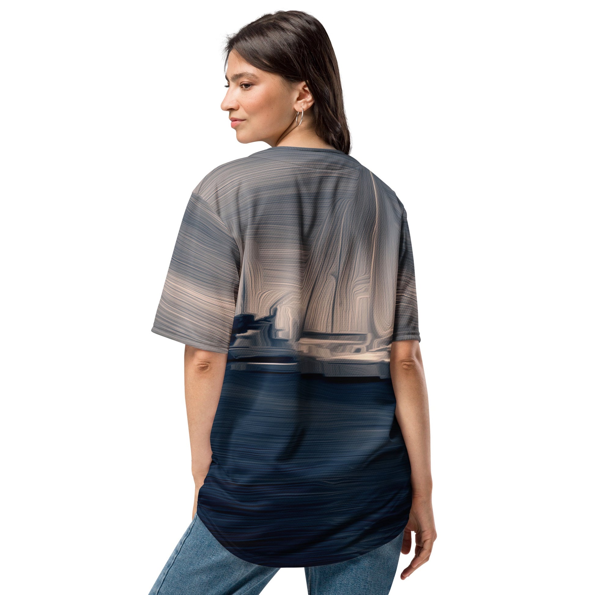 The Sleeping Yachts (at Sunrise) - Unisex Baseball Jersey - iSAW Company