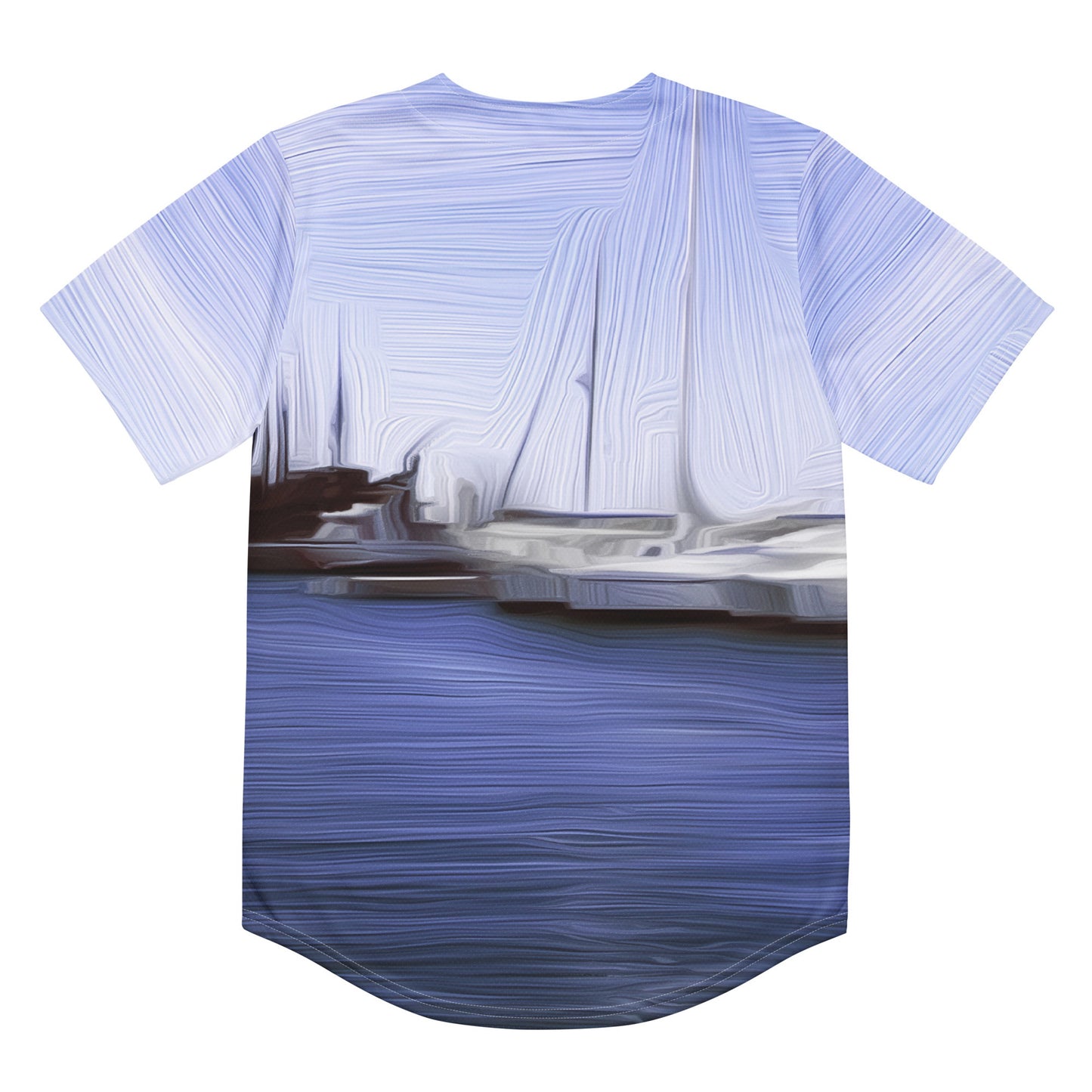 The Sleeping Yachts (at Afternoon) - Unisex Baseball Jersey - iSAW Company