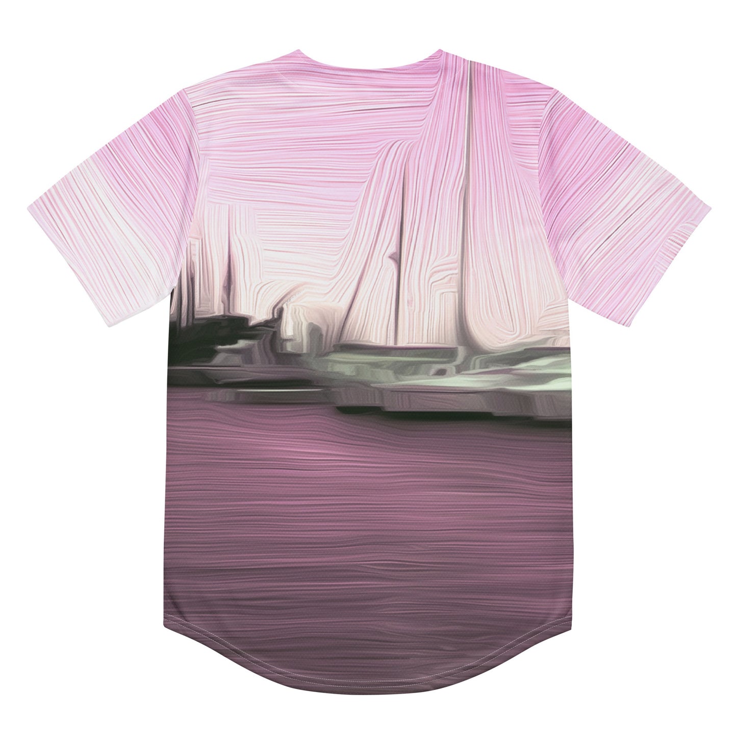 The Sleeping Yachts (at Evening) - Unisex Baseball Jersey - iSAW Company