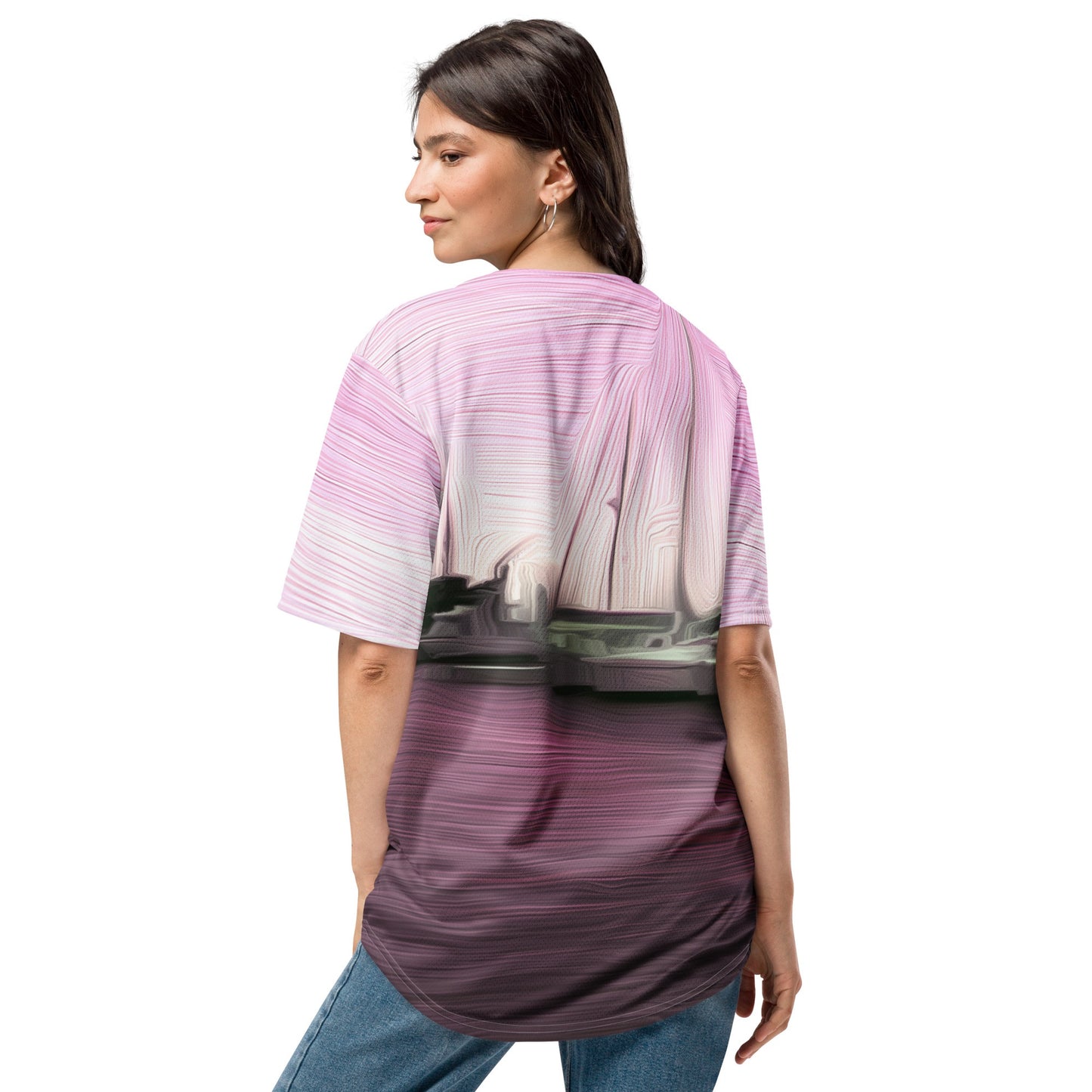 The Sleeping Yachts (at Evening) - Unisex Baseball Jersey - iSAW Company