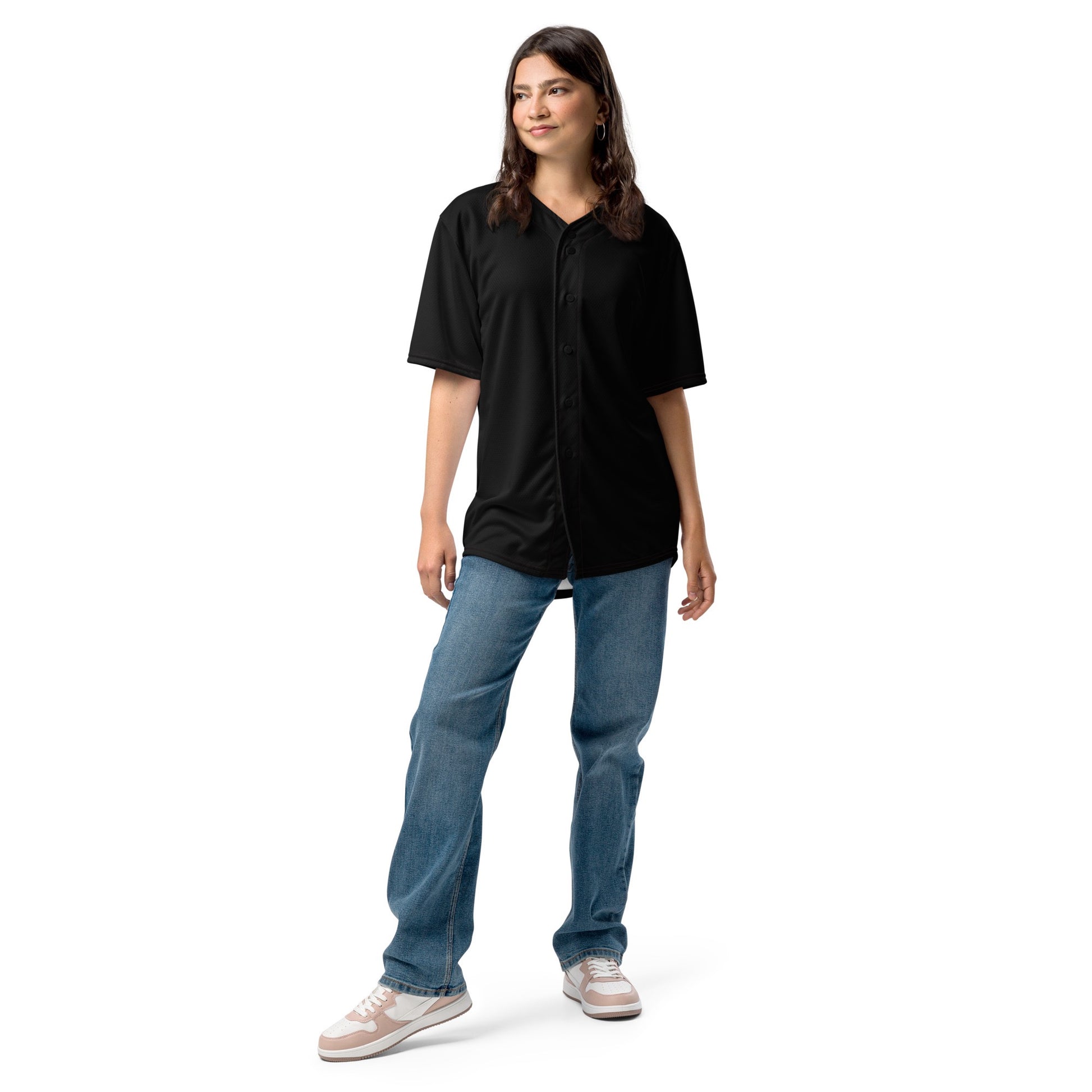 iSAW Unisex Black Baseball Jersey - iSAW Company