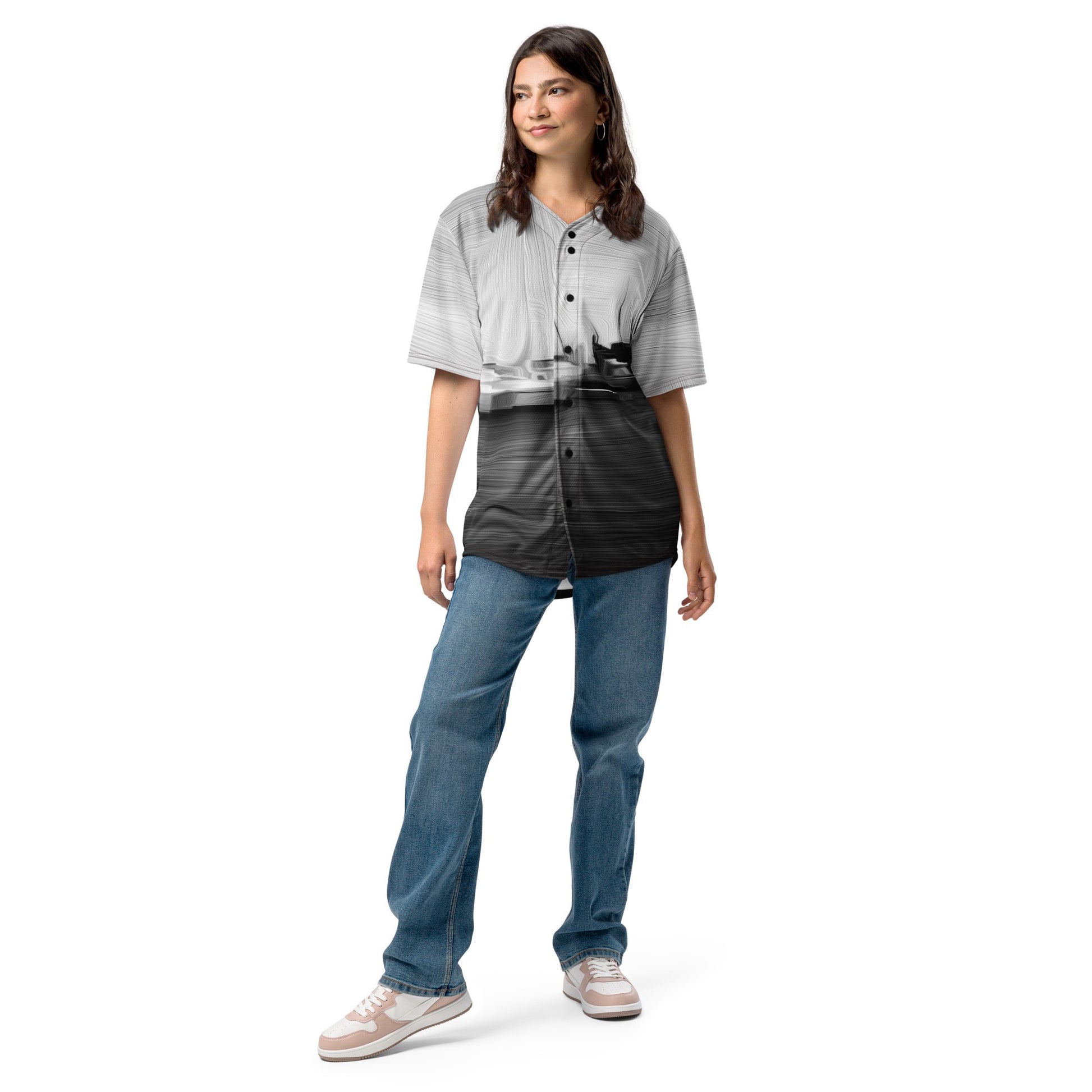 The Sleeping Yachts (at Night) - Unisex Baseball Jersey - iSAW Company