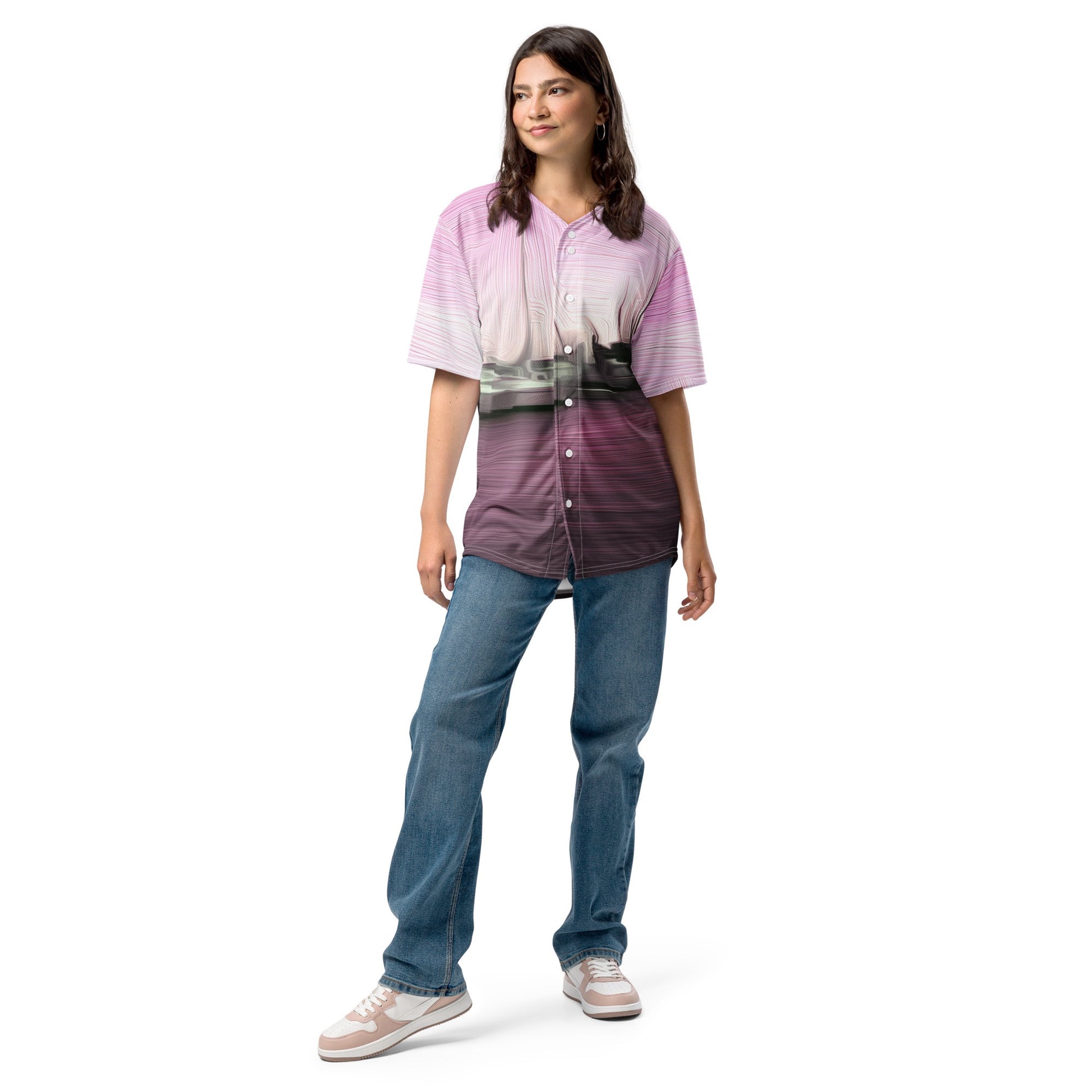 The Sleeping Yachts (at Evening) - Unisex Baseball Jersey - iSAW Company
