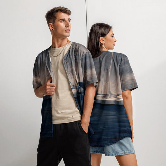 The Sleeping Yachts (at Sunrise) - Unisex Baseball Jersey - iSAW Company