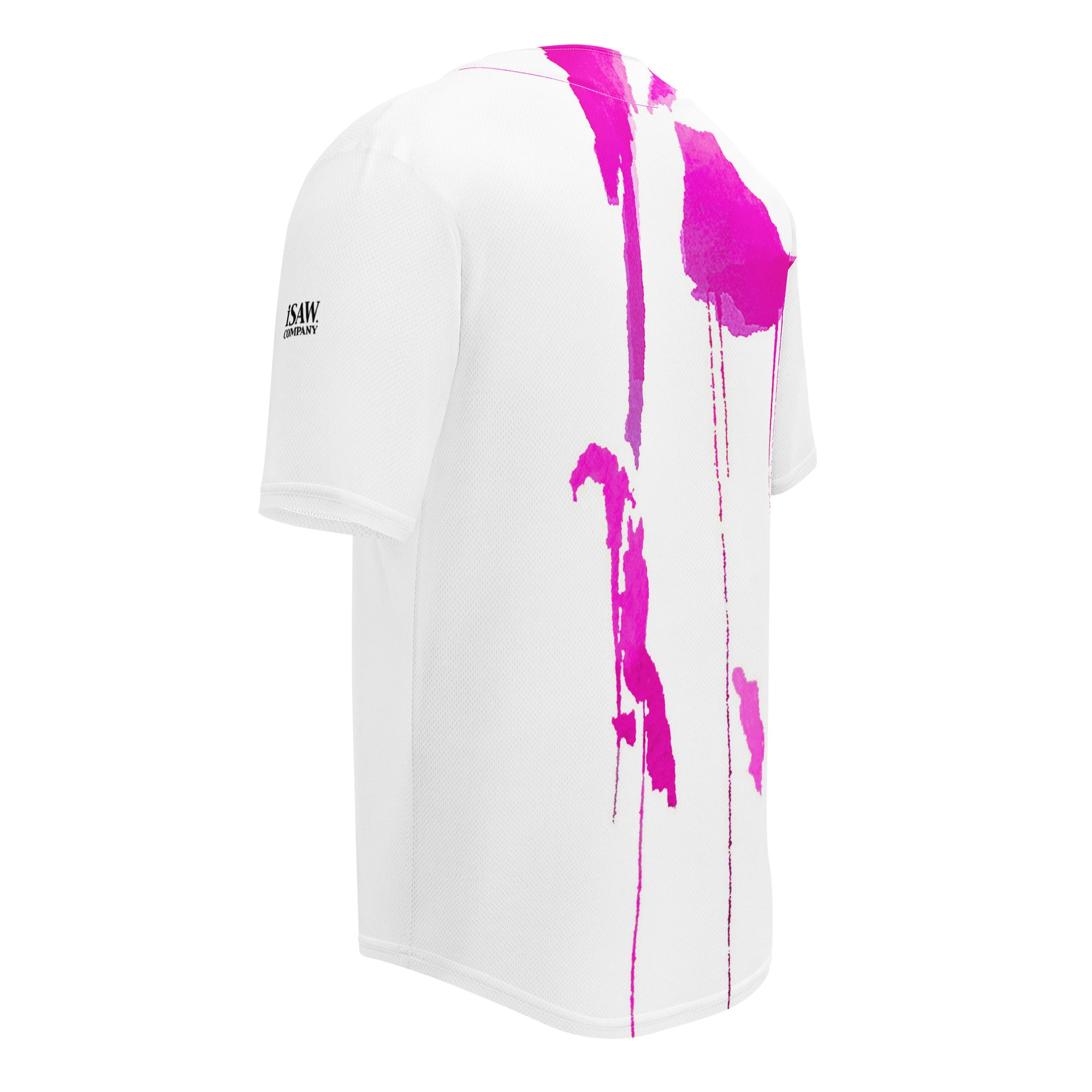 Tracks of My Tears - Womens Pink Baseball Jersey - iSAW Company