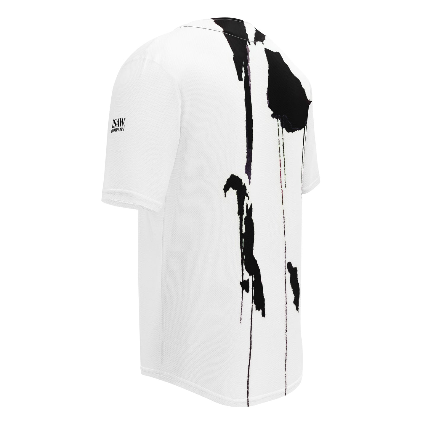 Tracks of My Tears - Womens Black Baseball Jersey - iSAW Company