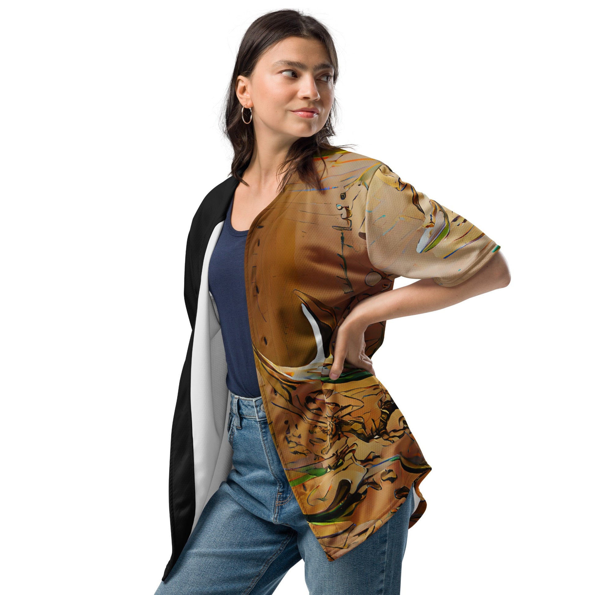 Half Black Half Gāolàng - Unisex Baseball Jersey - iSAW Company