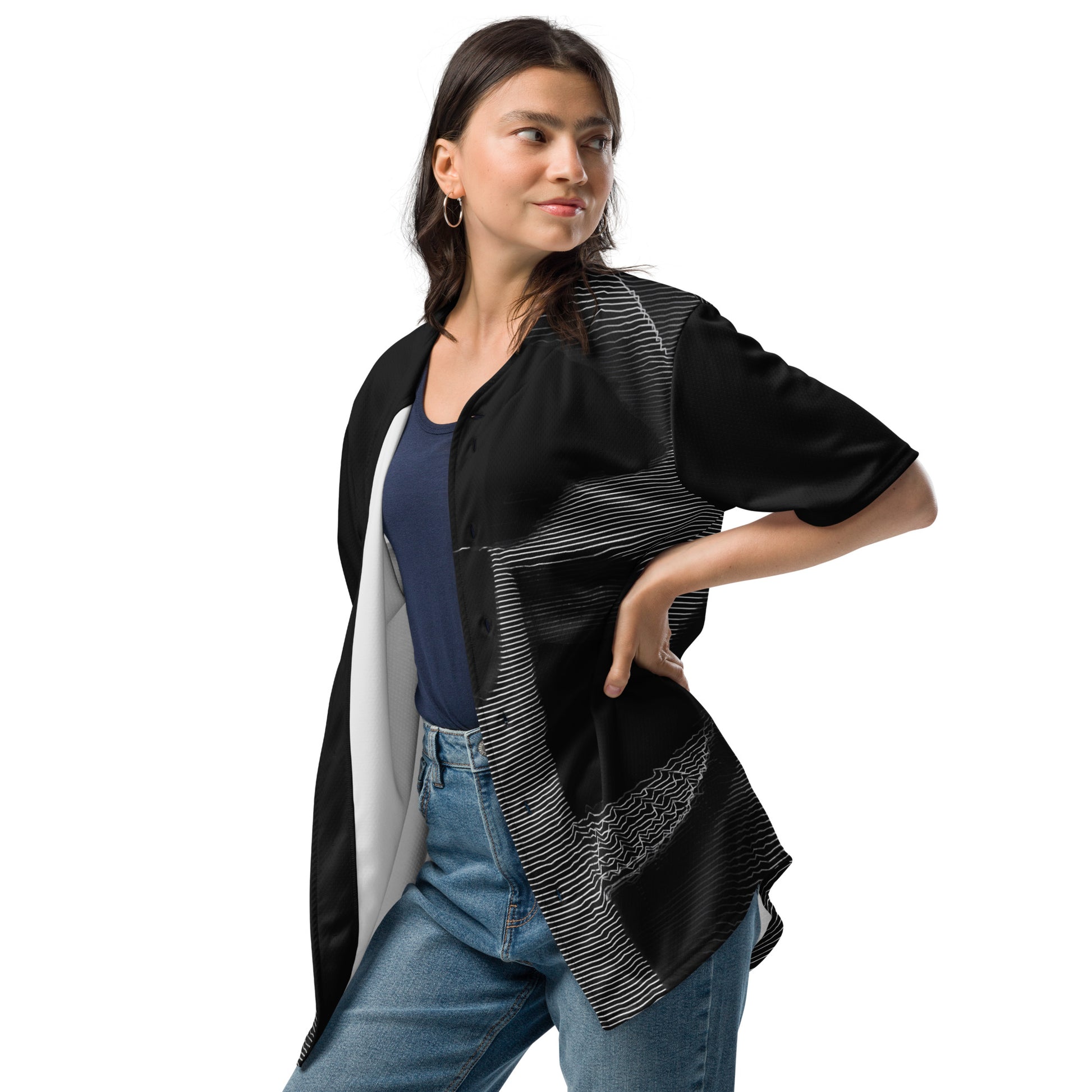 Shhh! - Womens Baseball Jersey - iSAW Company