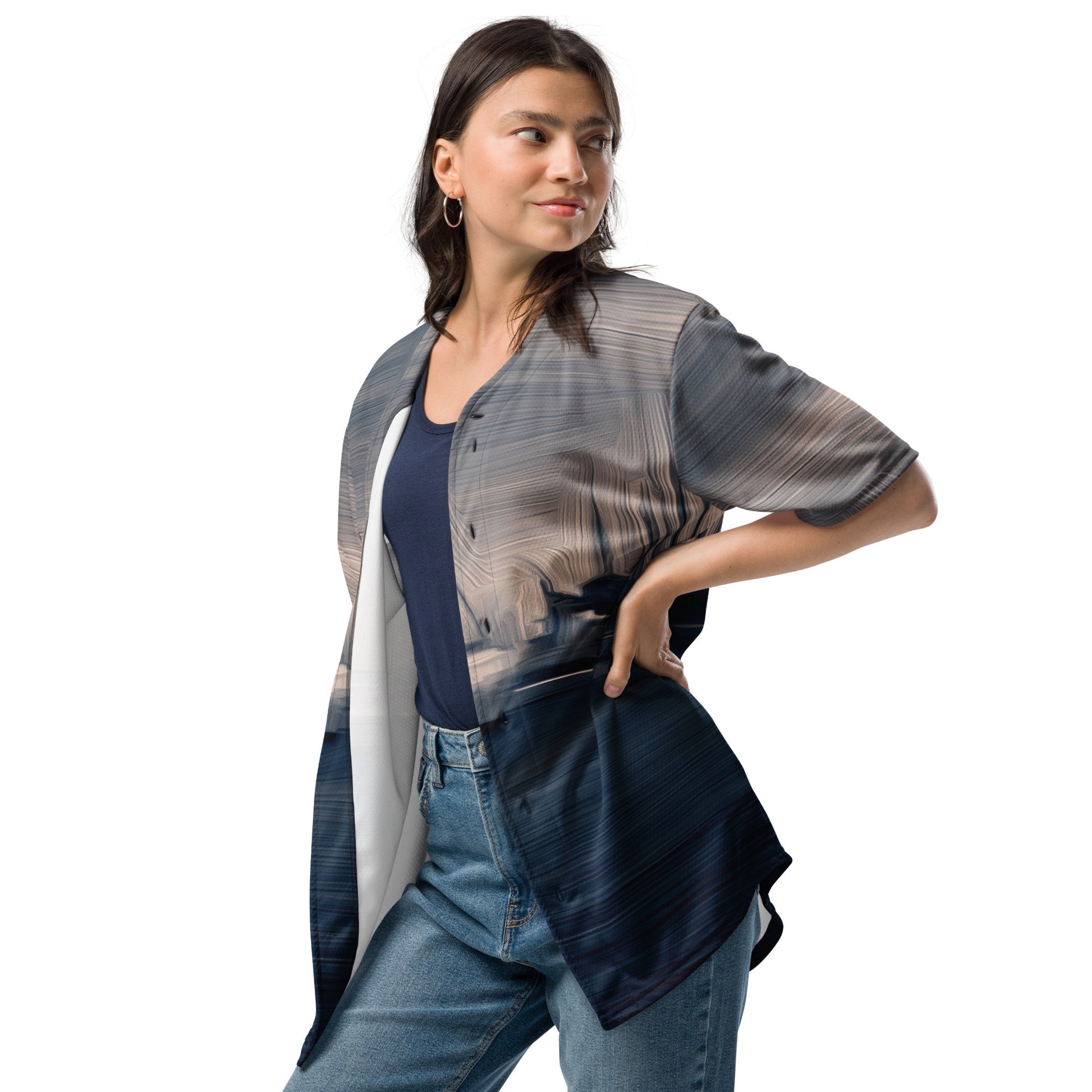 The Sleeping Yachts (at Sunrise) - Unisex Baseball Jersey - iSAW Company