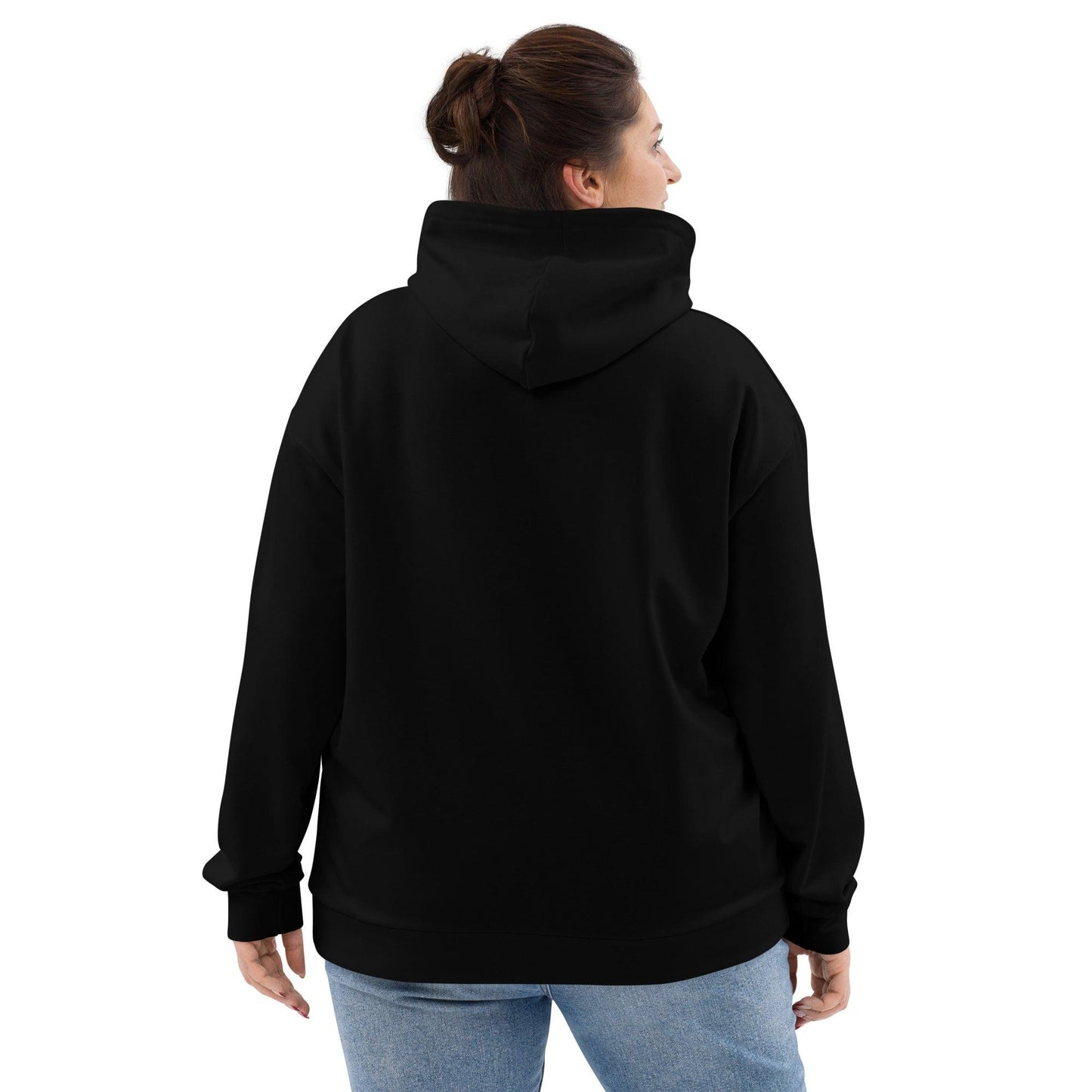 I'm On Cloud Wine - Womens Black Hoodie