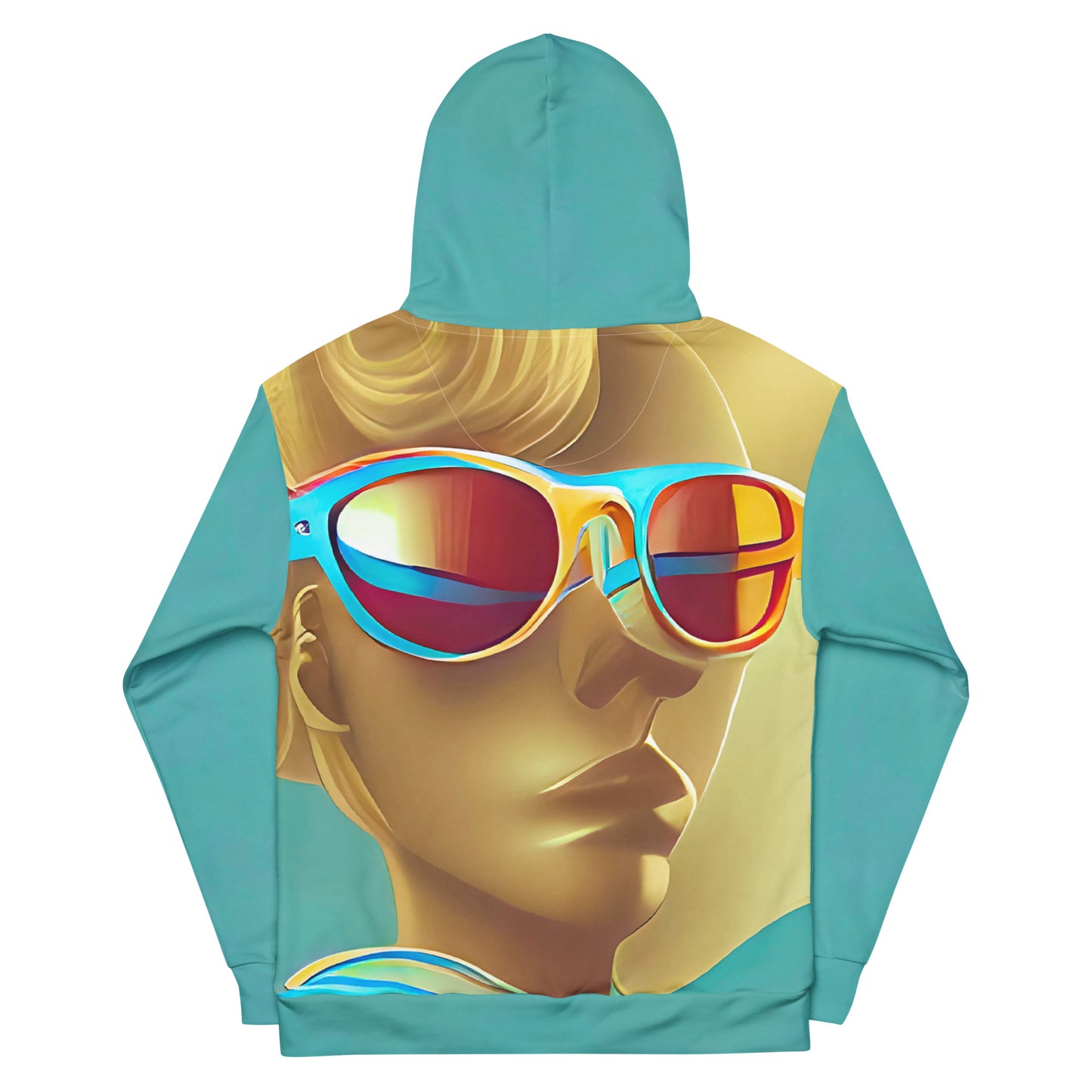 Retro Cool Blue - Womens Hoodie - iSAW Company