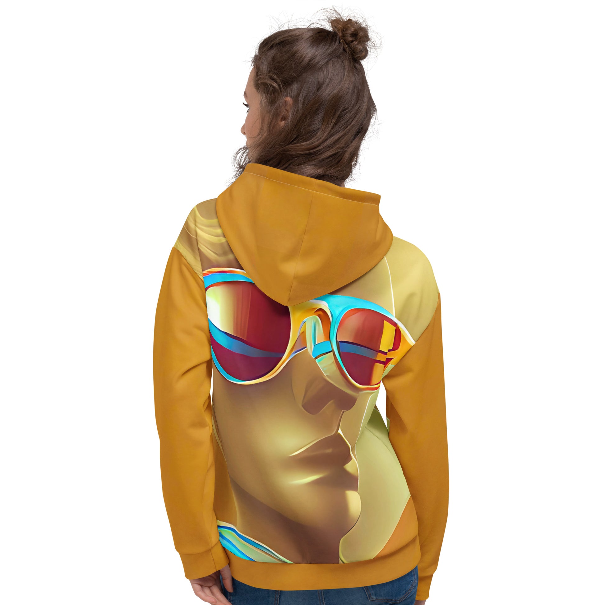 Retro Cool Orange - Womens Hoodie - iSAW Company