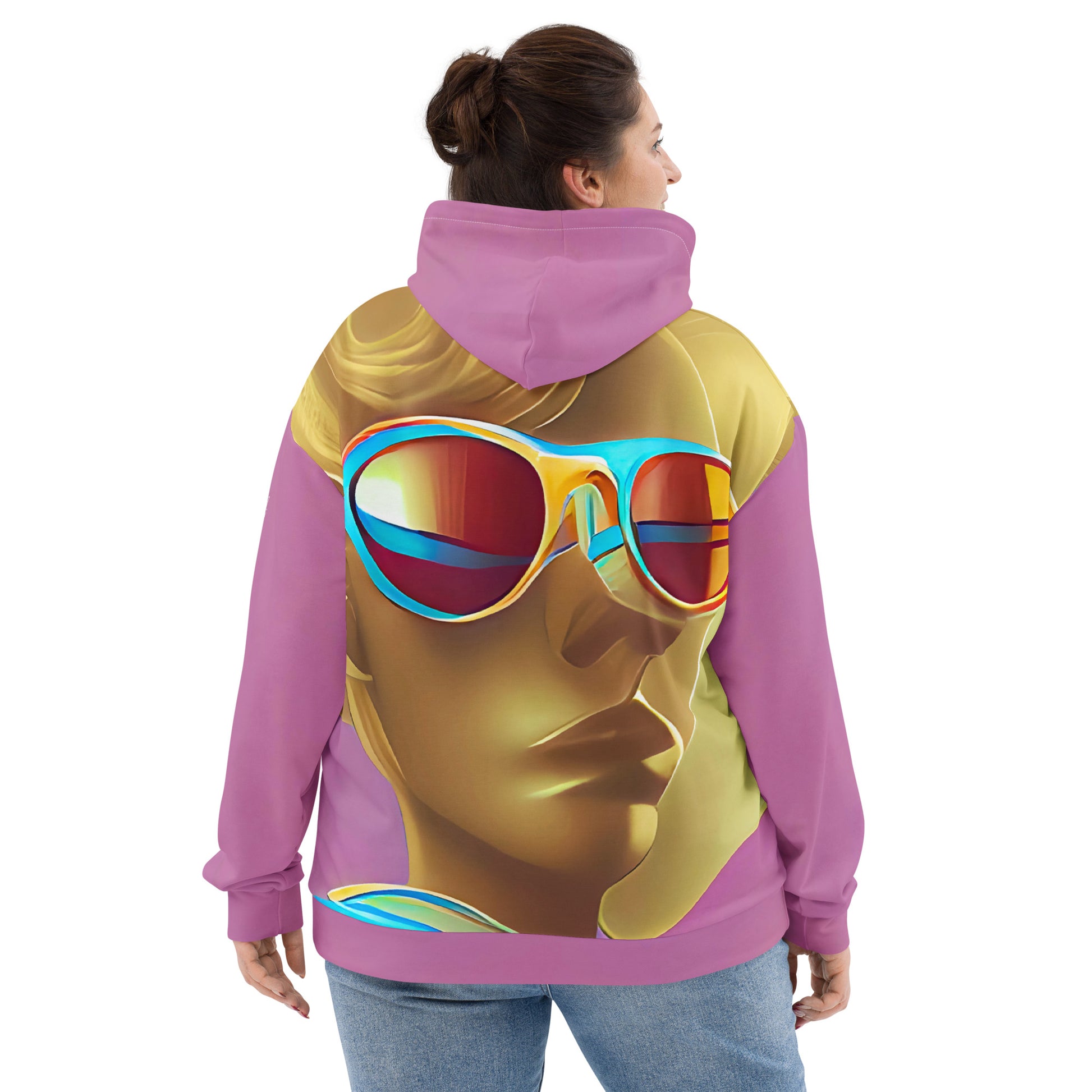 Retro Cool Pink - Womens Hoodie - iSAW Company