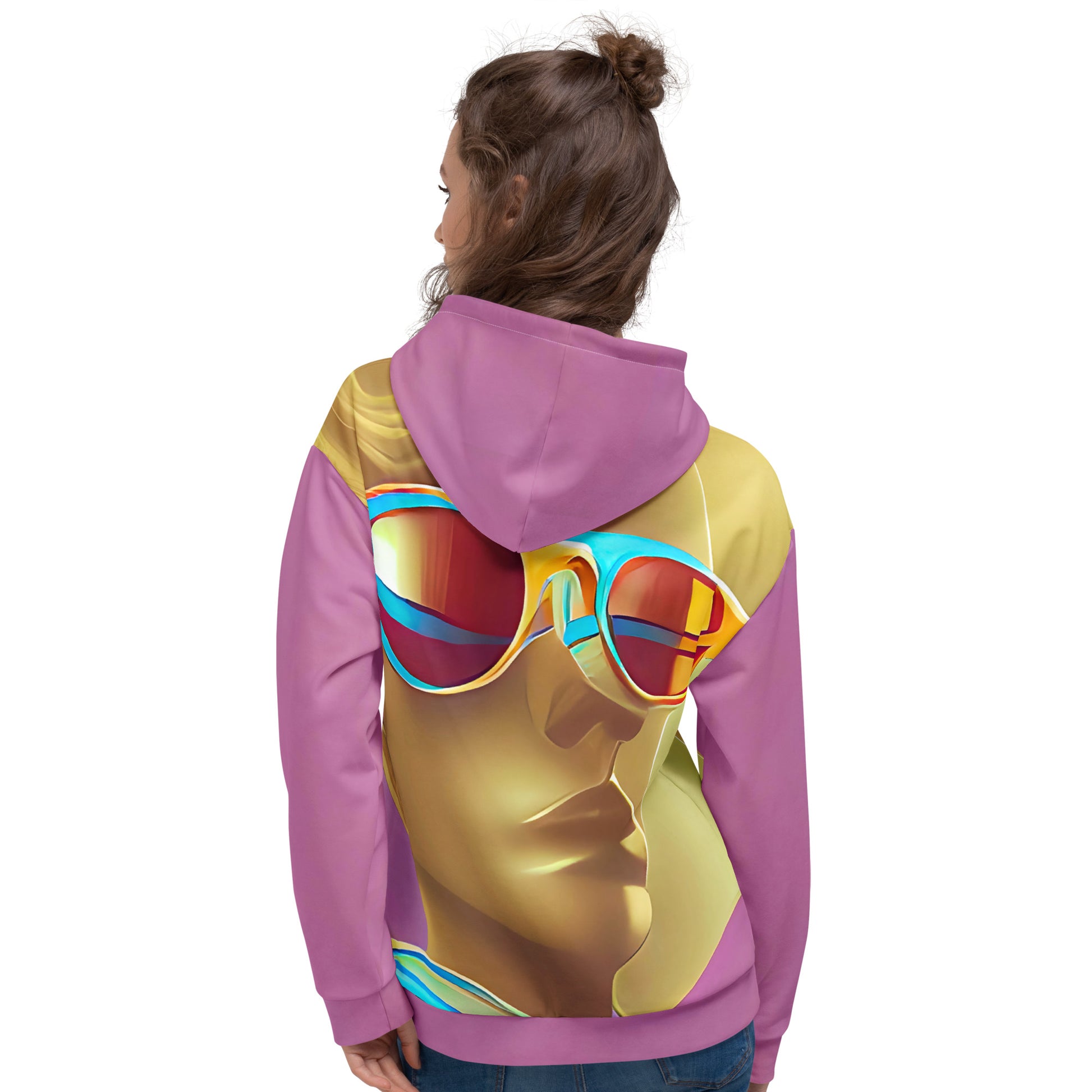 Retro Cool Pink - Womens Hoodie - iSAW Company