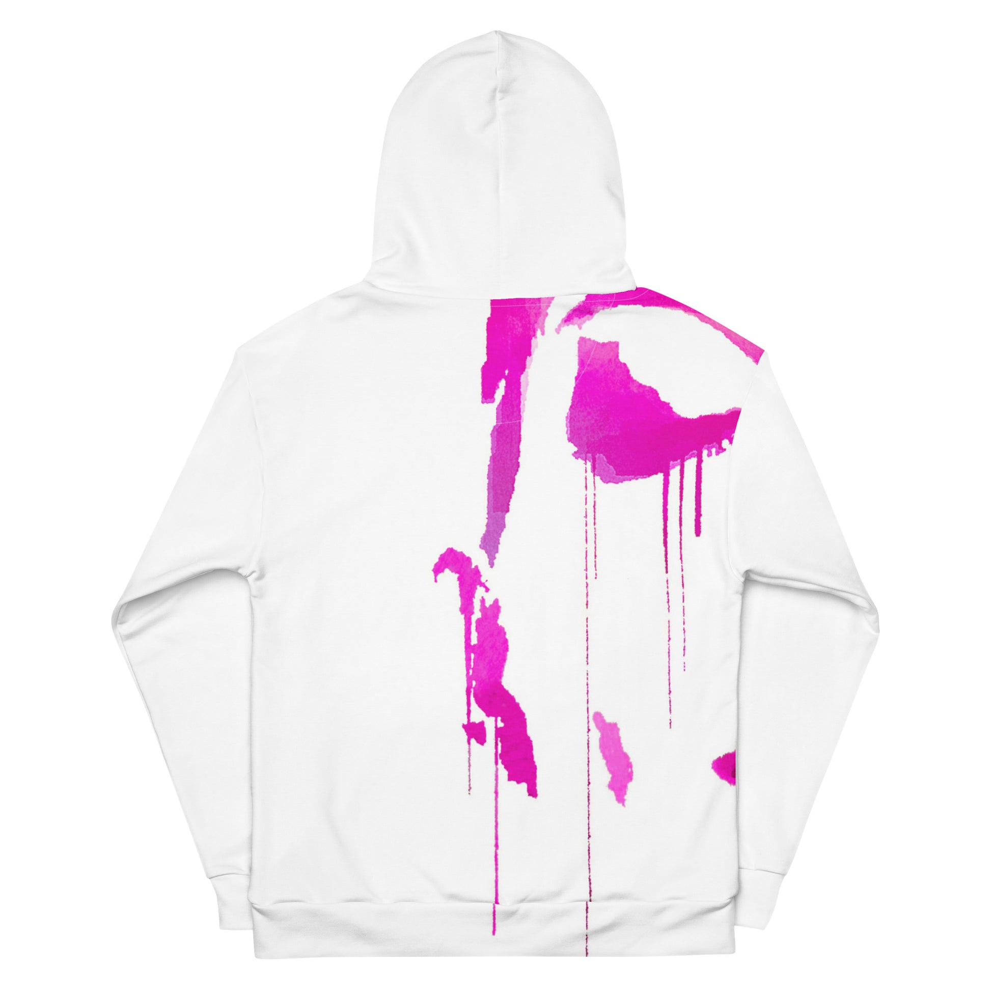 Tracks of My Tears - Womens Pink Hoodie - iSAW Company