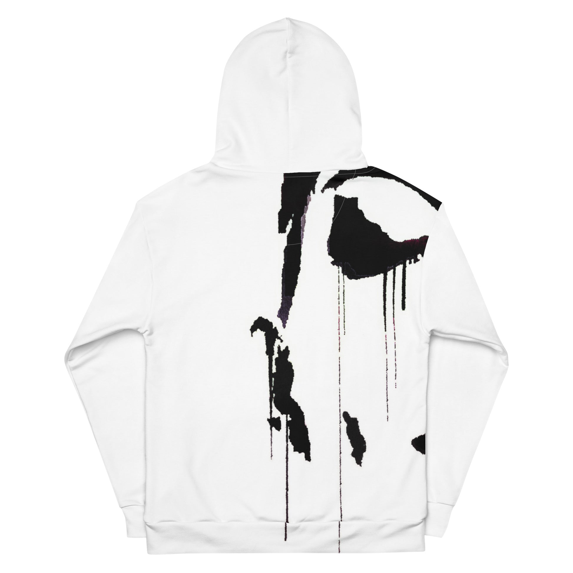 Tracks of My Tears - Womens Black Hoodie - iSAW Company