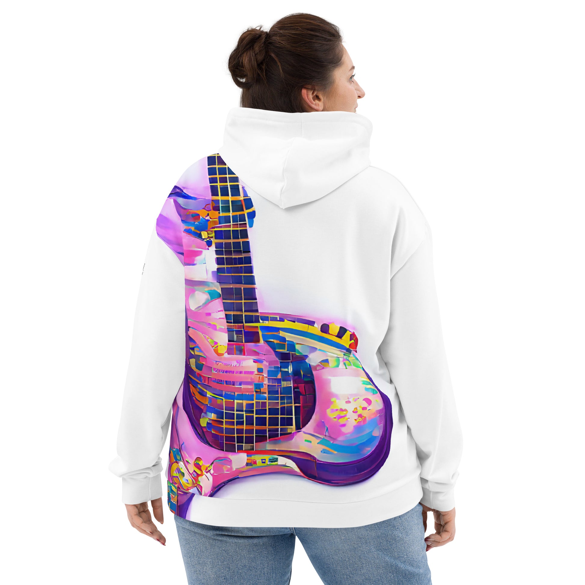 Hippie Guitar - Womens Hoodie - iSAW Company