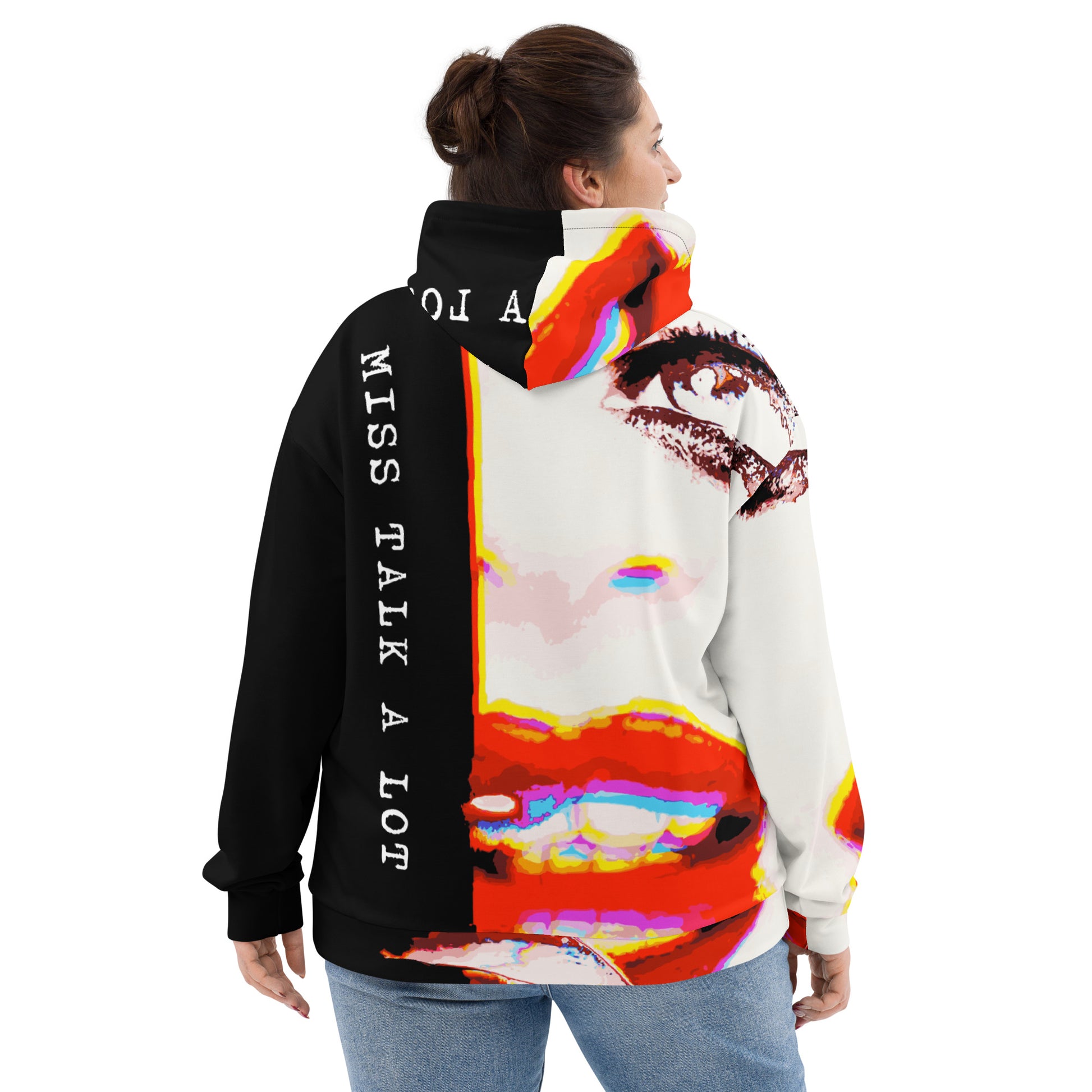 Miss Talk A Lot - Womens Hoodie - iSAW Company