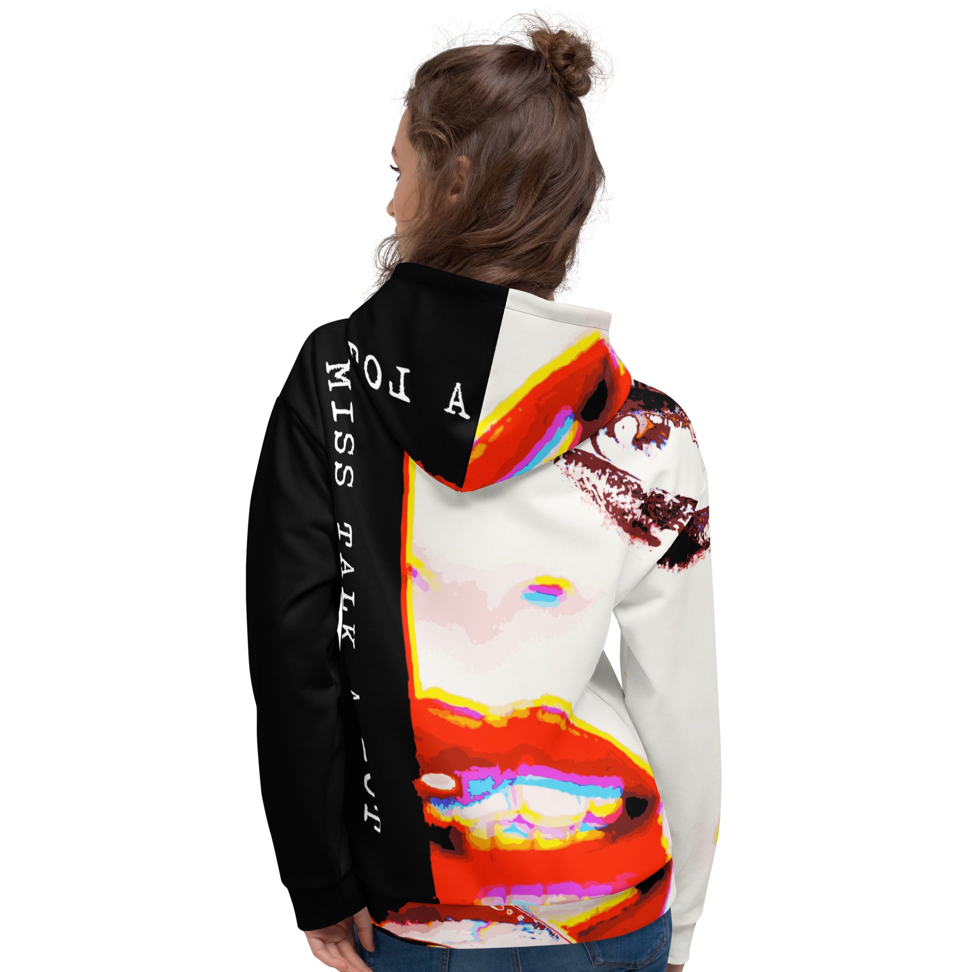 Miss Talk A Lot - Womens Hoodie - iSAW Company