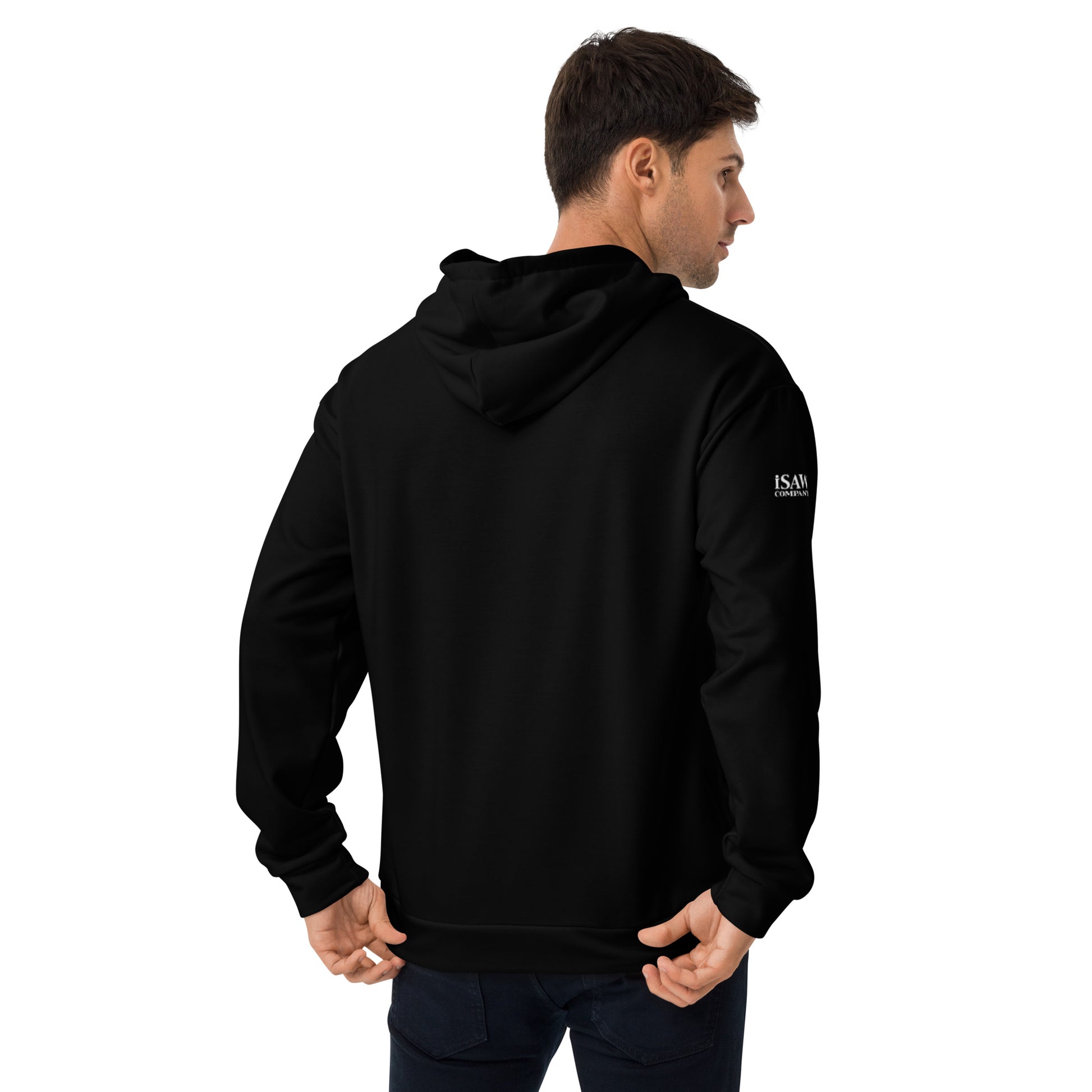 iSAW Unisex Black Hoodie - iSAW Company