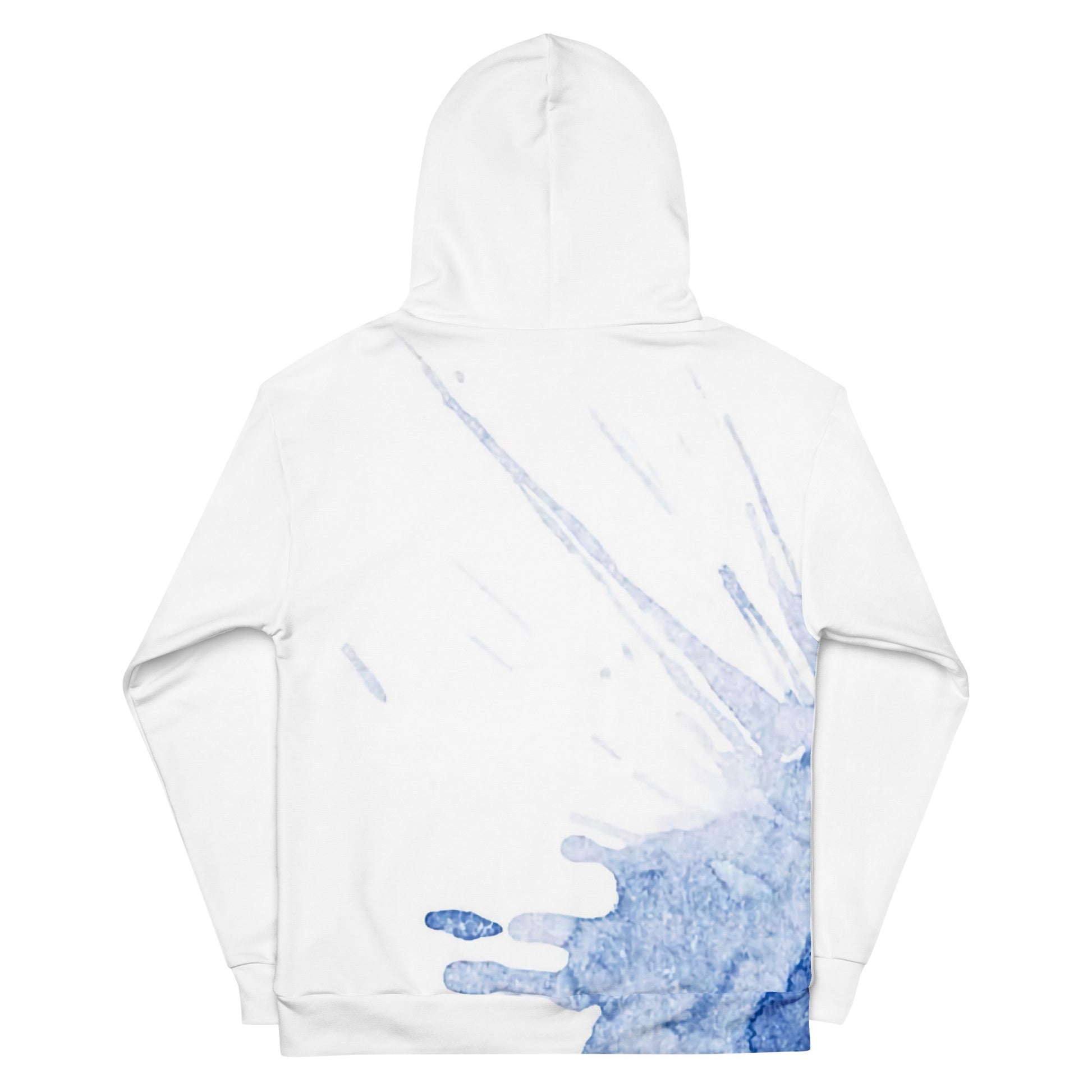 Watercolour Blue Splash - Unisex Hoodie - iSAW Company