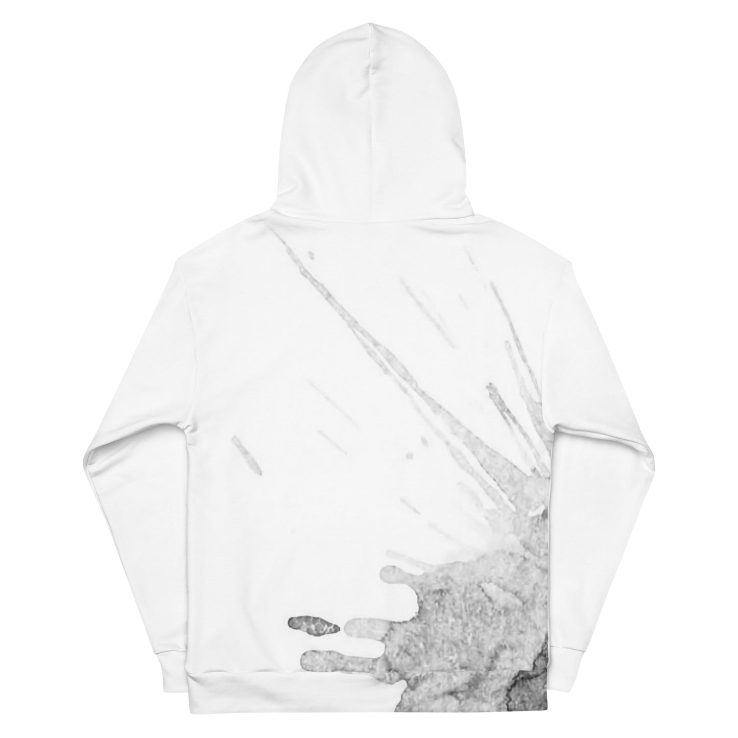 Watercolour Grey Splash - Unisex Hoodie - iSAW Company