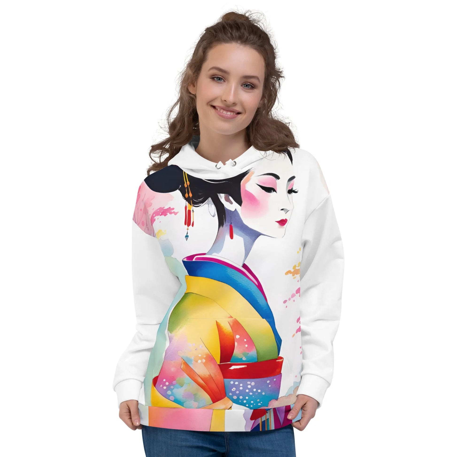 Geisha Girl - Womens Hoodie - iSAW Company