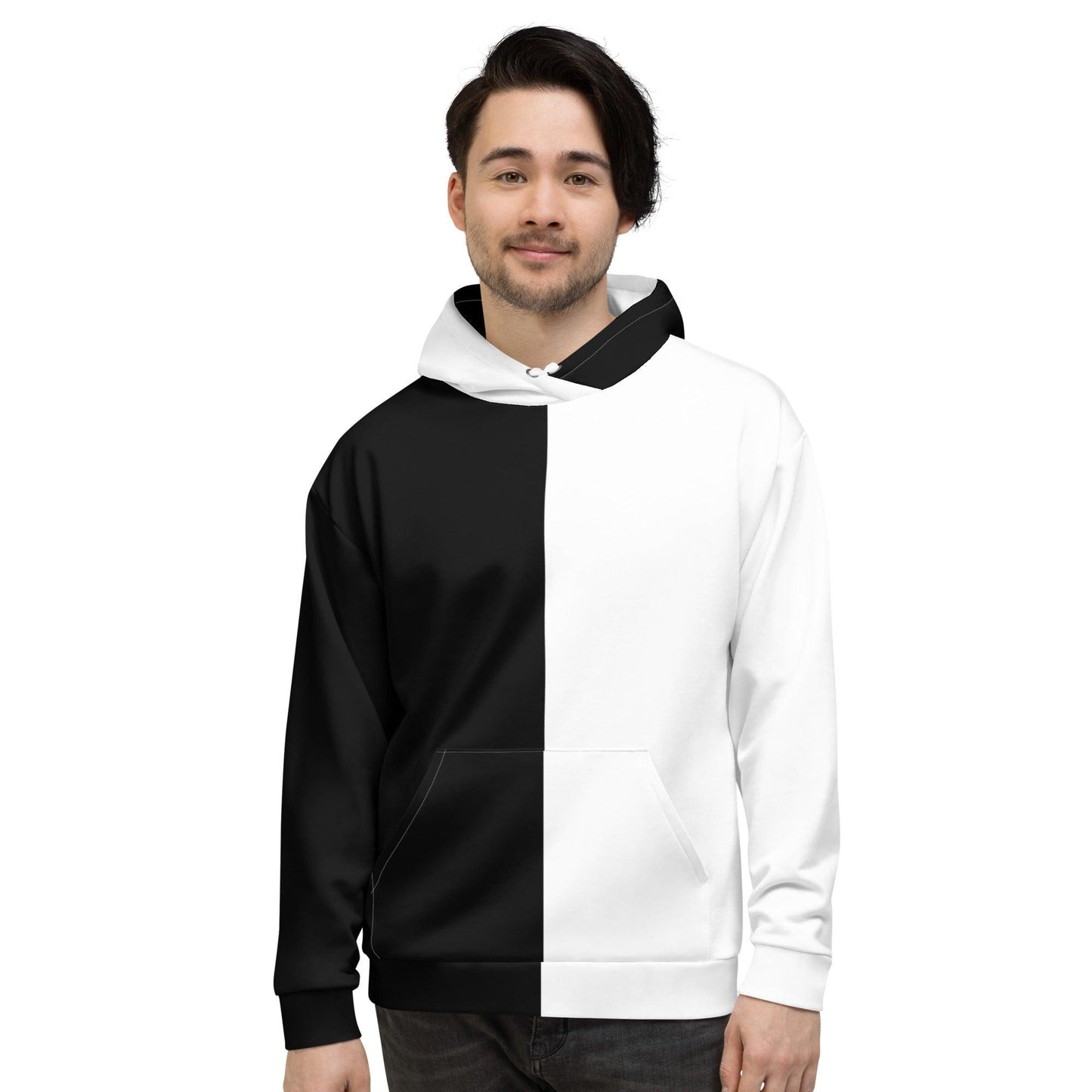 Half Black Half White - Unisex Hoodie - iSAW Company