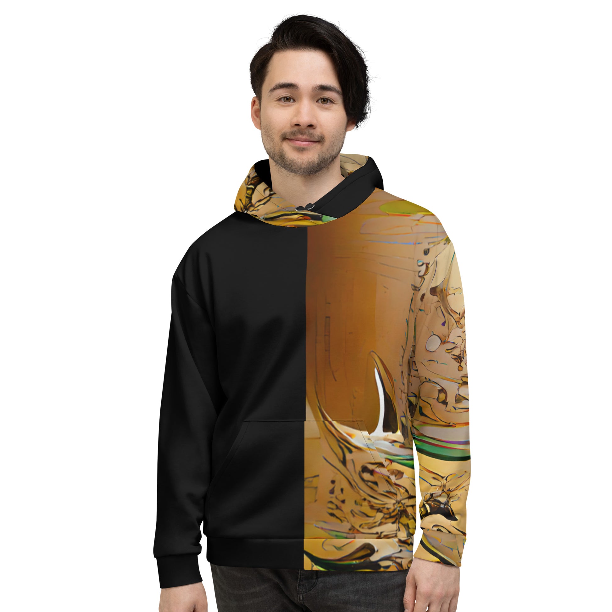 Half Black Half Gāolàng - Unisex Hoodie - iSAW Company