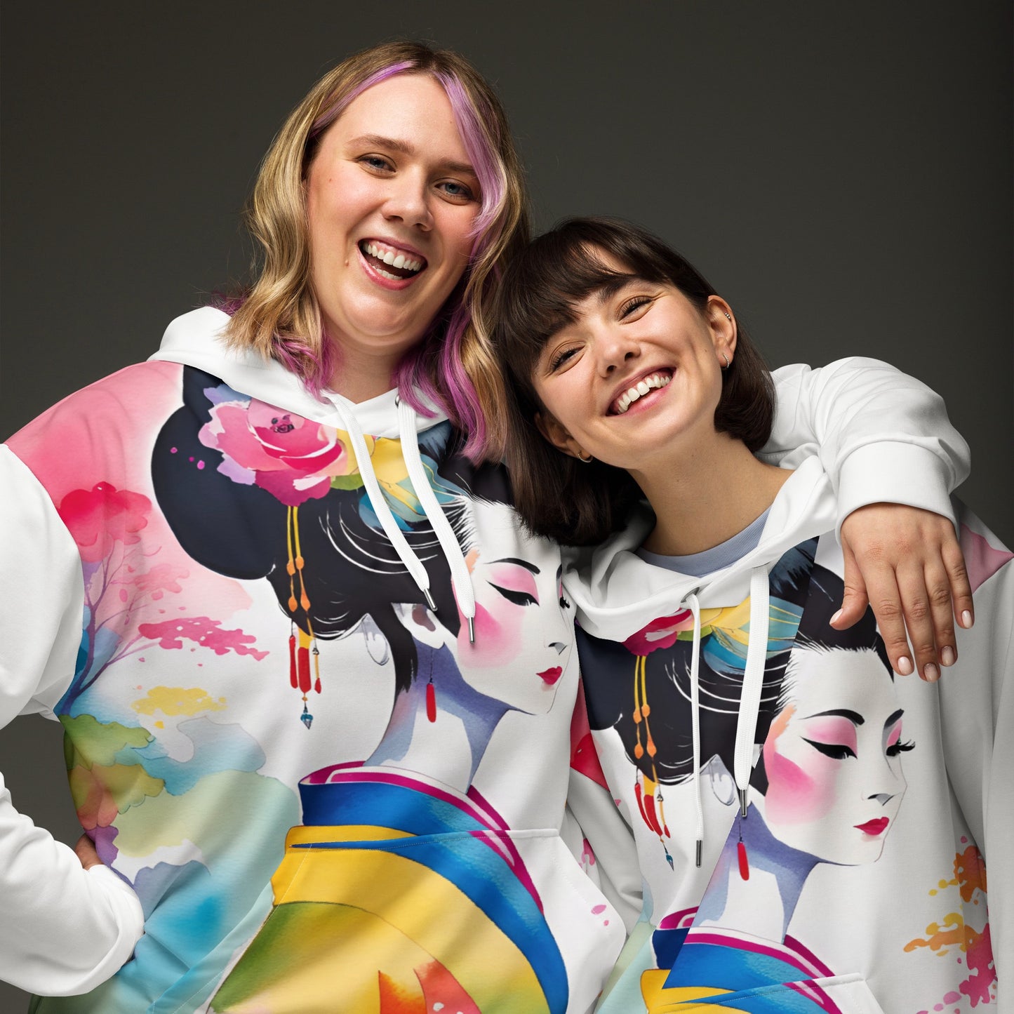 Geisha Girl - Womens Hoodie - iSAW Company