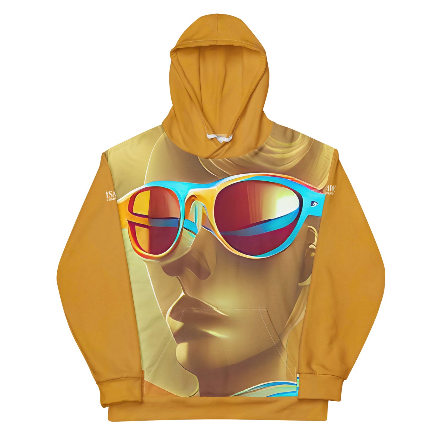 Retro Cool Orange - Womens Hoodie - iSAW Company