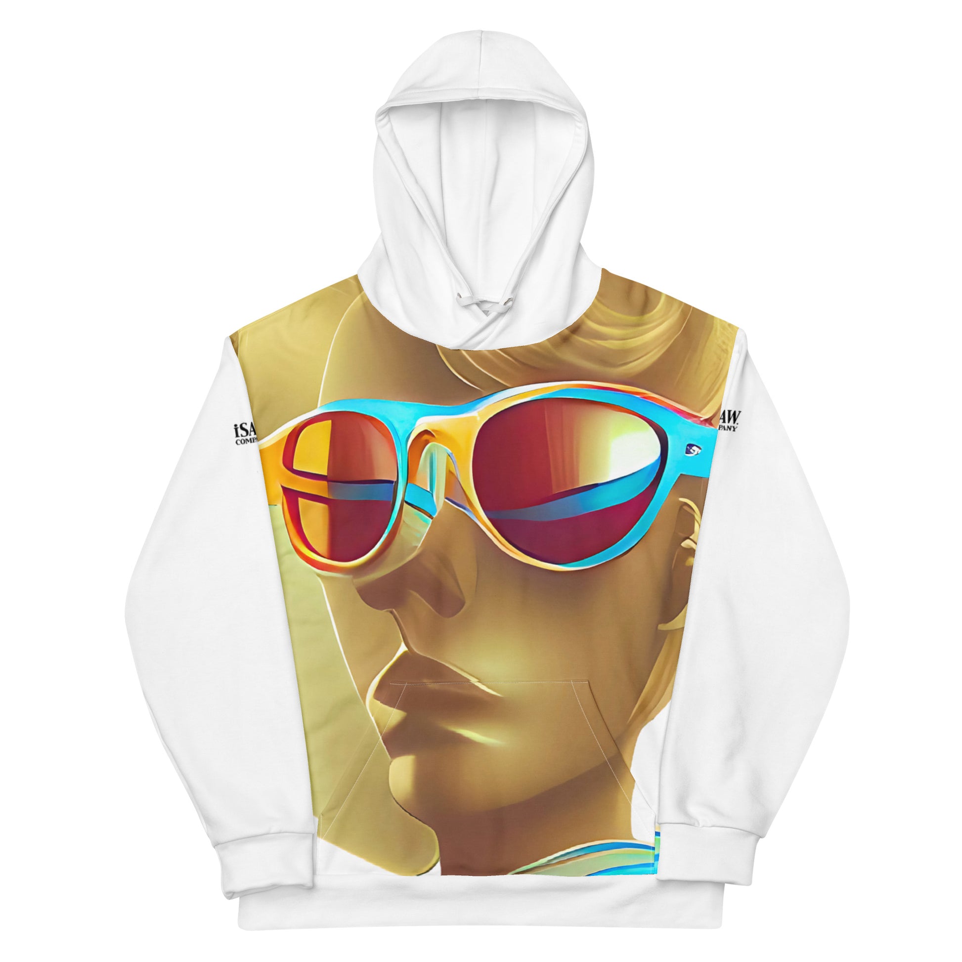 Retro Cool White - Womens Hoodie - iSAW Company